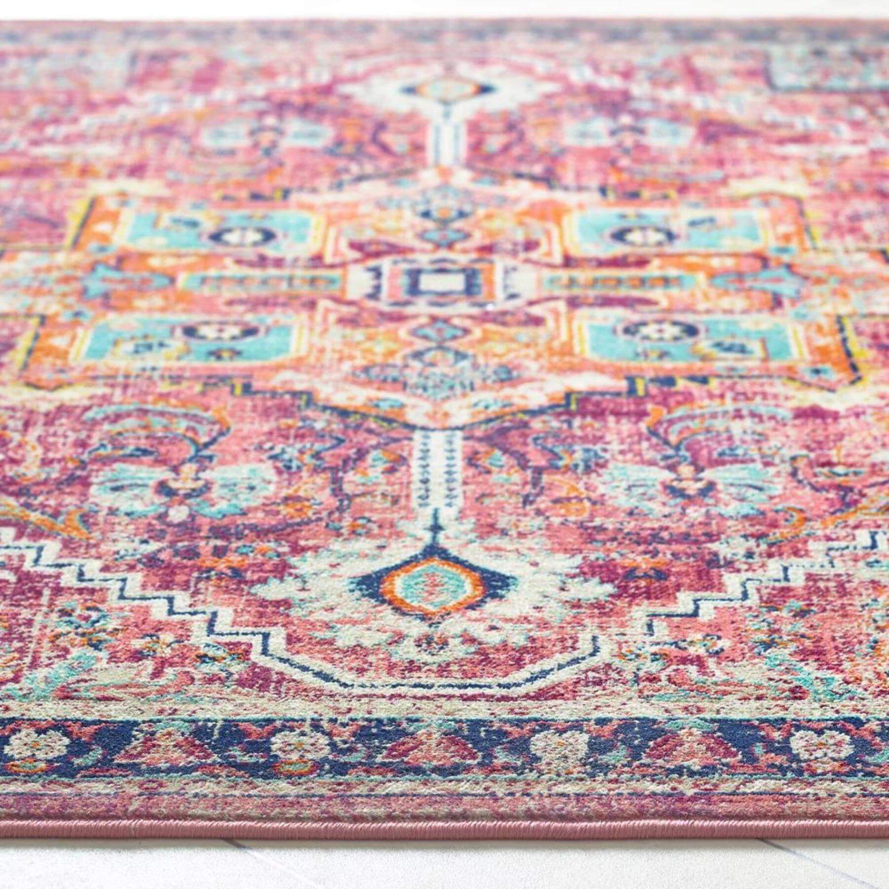 Granada Multicolour Vintage Rug | Ruby - PN Home