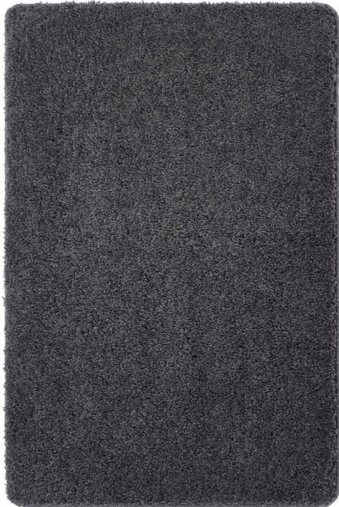 Washable Charcoal Shaggy Rug - PN Home