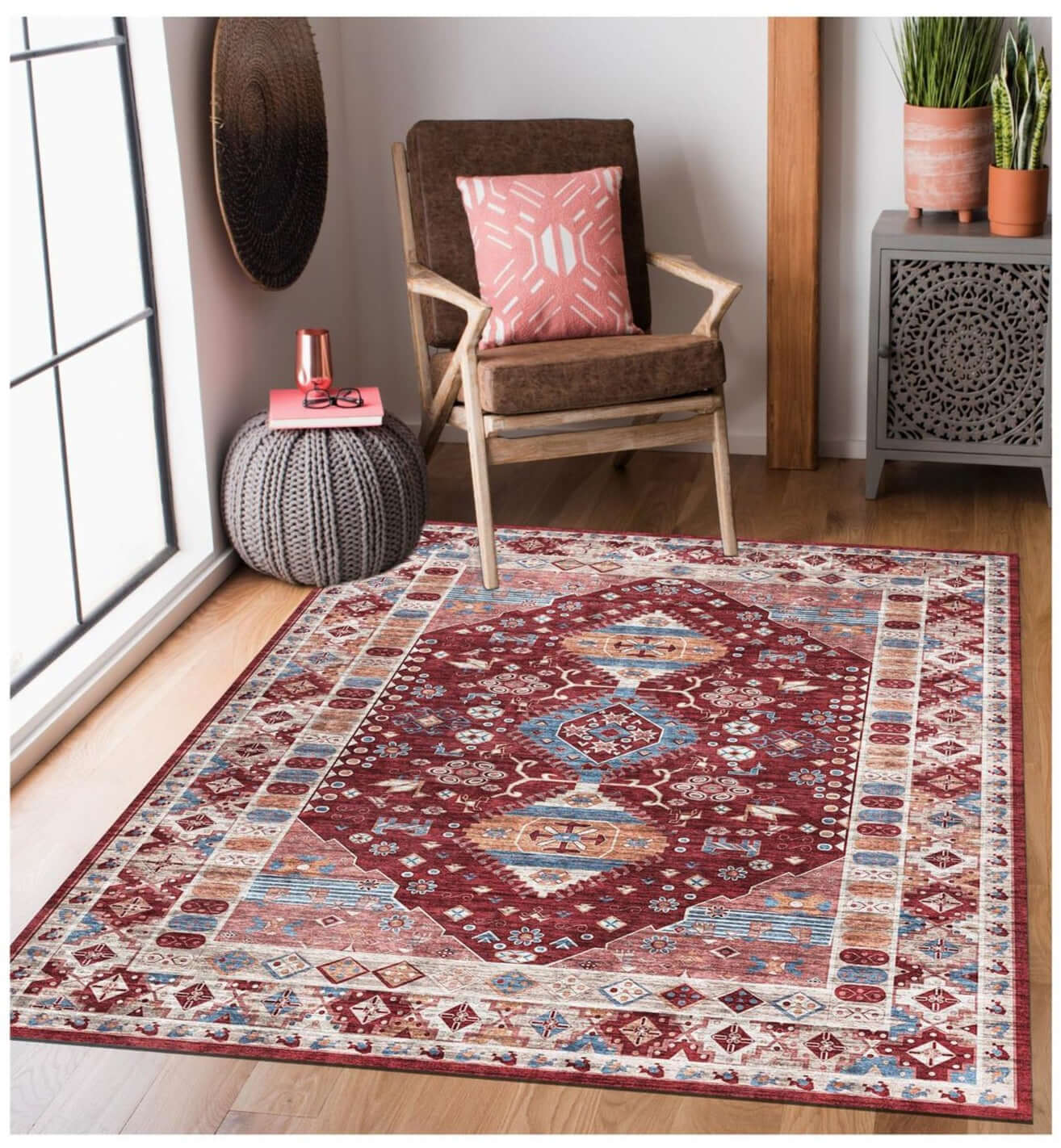 Madar Vintage Washable Rug - PN Home