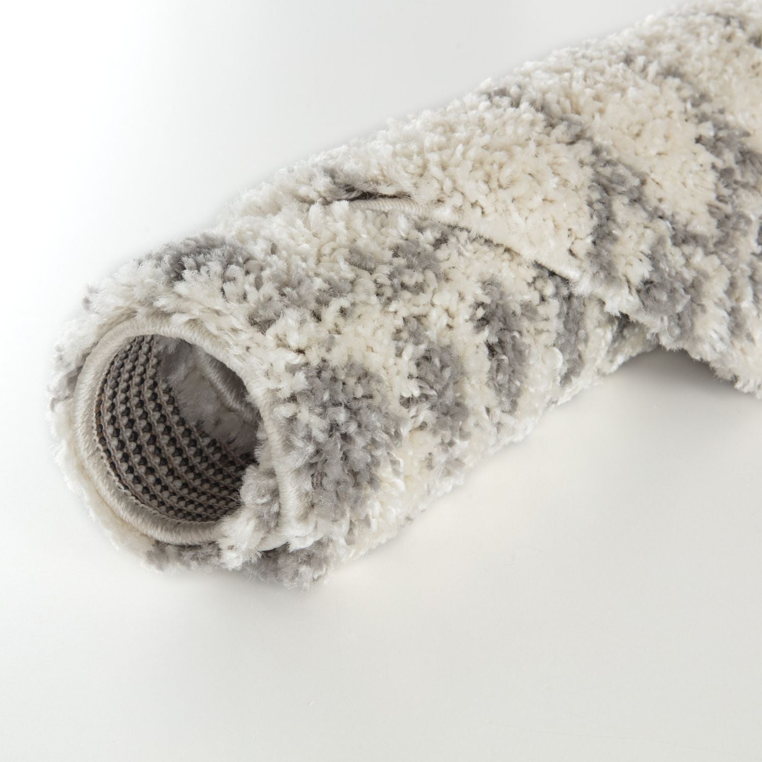 Moroccan Ivory Grey Shaggy Rug | 1000 - PN Home