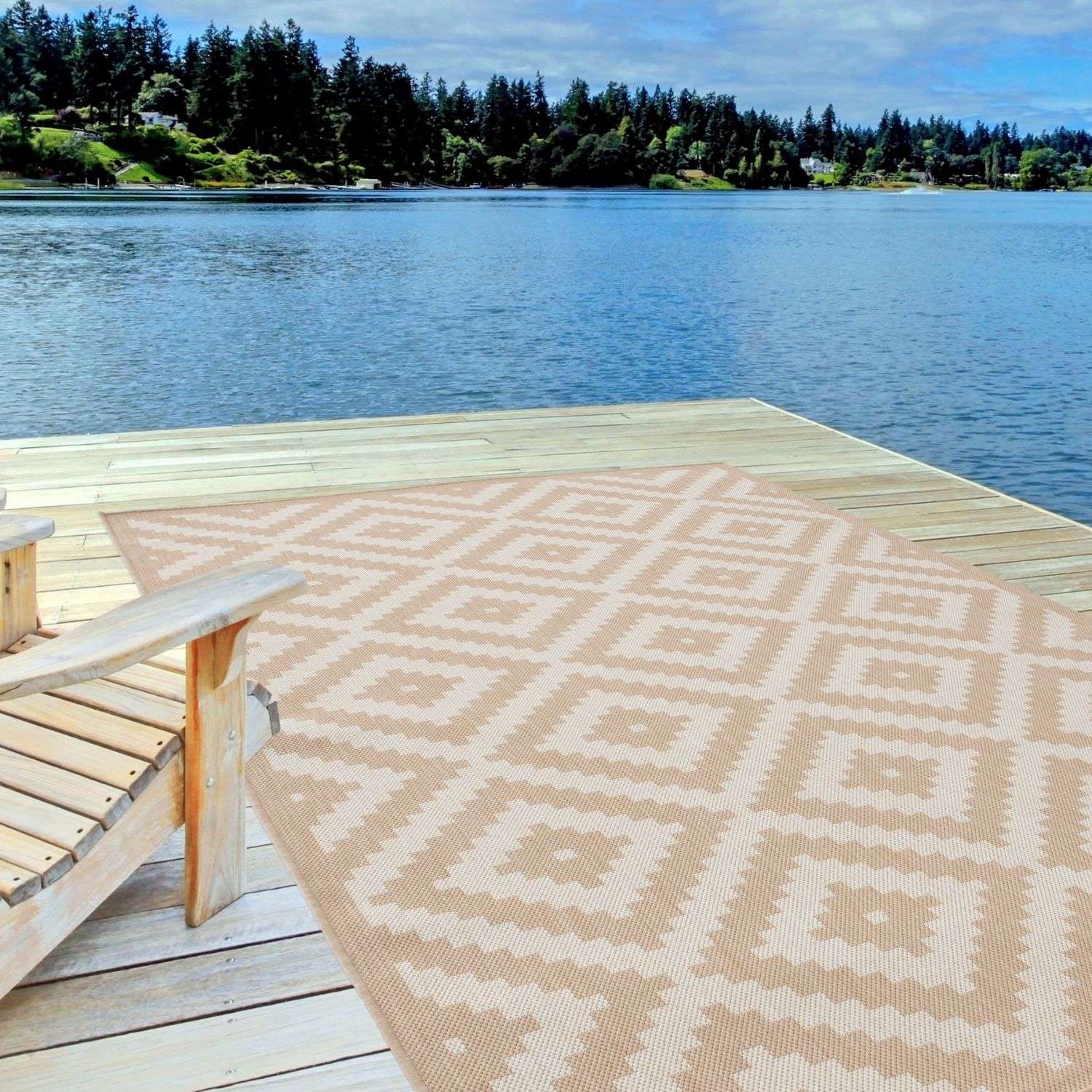 Ecology Outdoor Rug Beige | 100b - PN Home