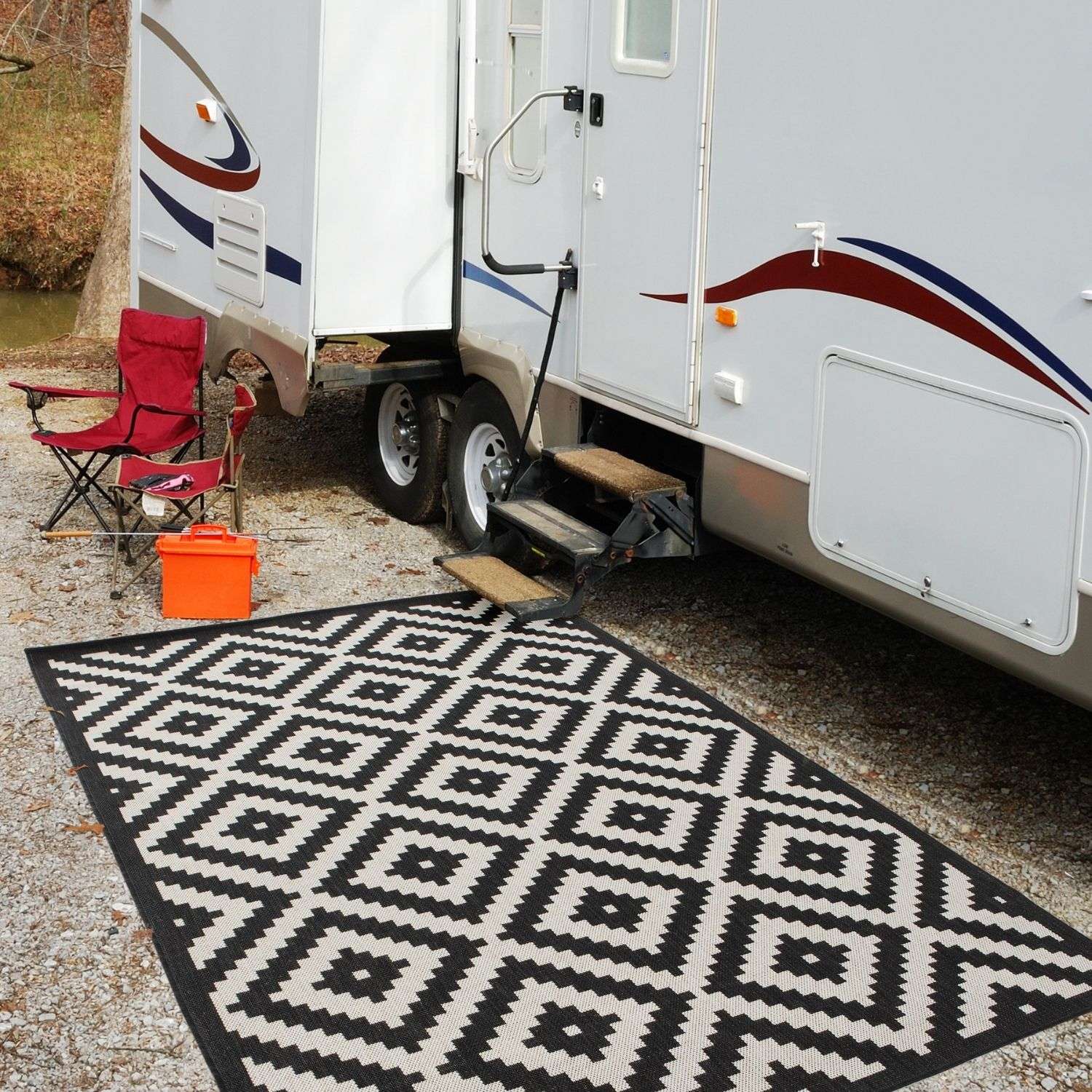 Ecology Outdoor Rug Black | 100bl - PN Home