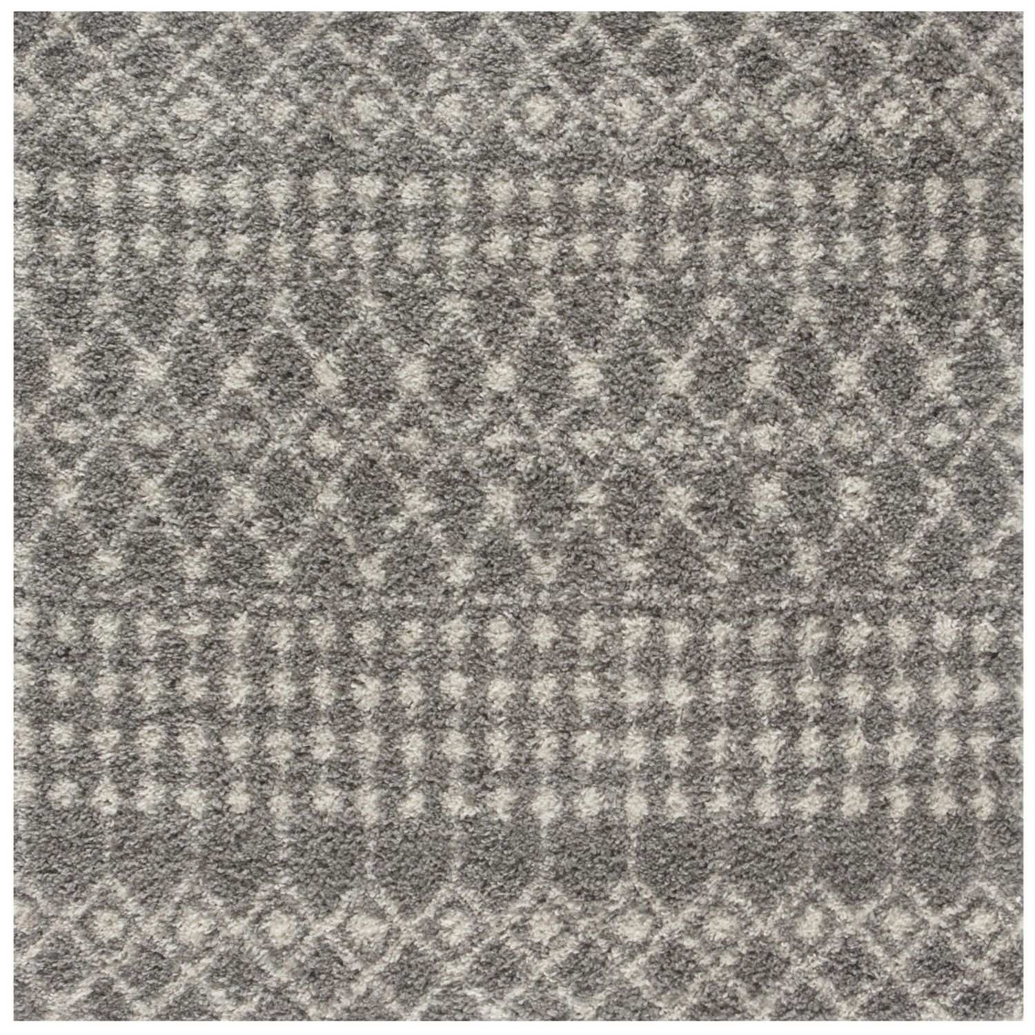 Moroccan Grey Shaggy Rug | 1010 - PN Home
