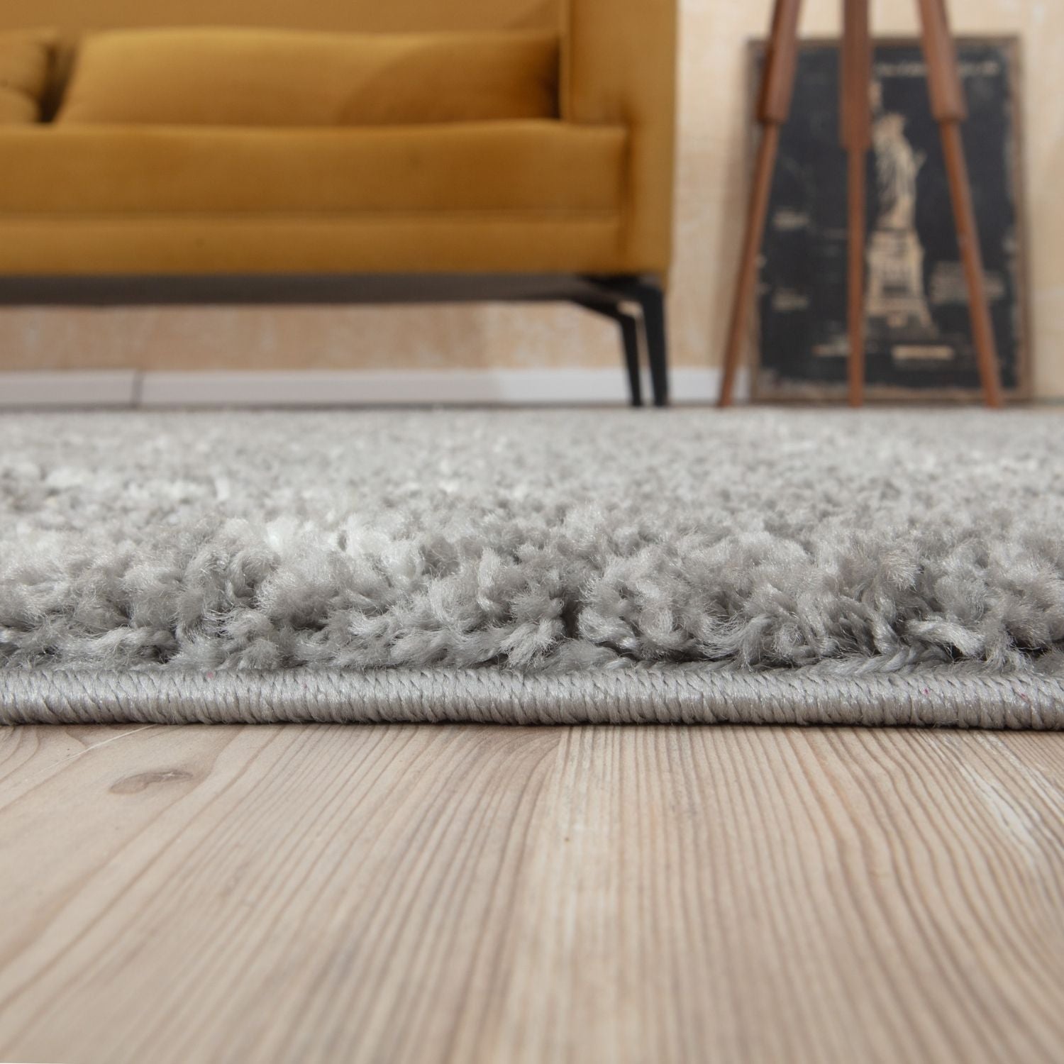 Moroccan Grey Shaggy Rug | 1010 - PN Home