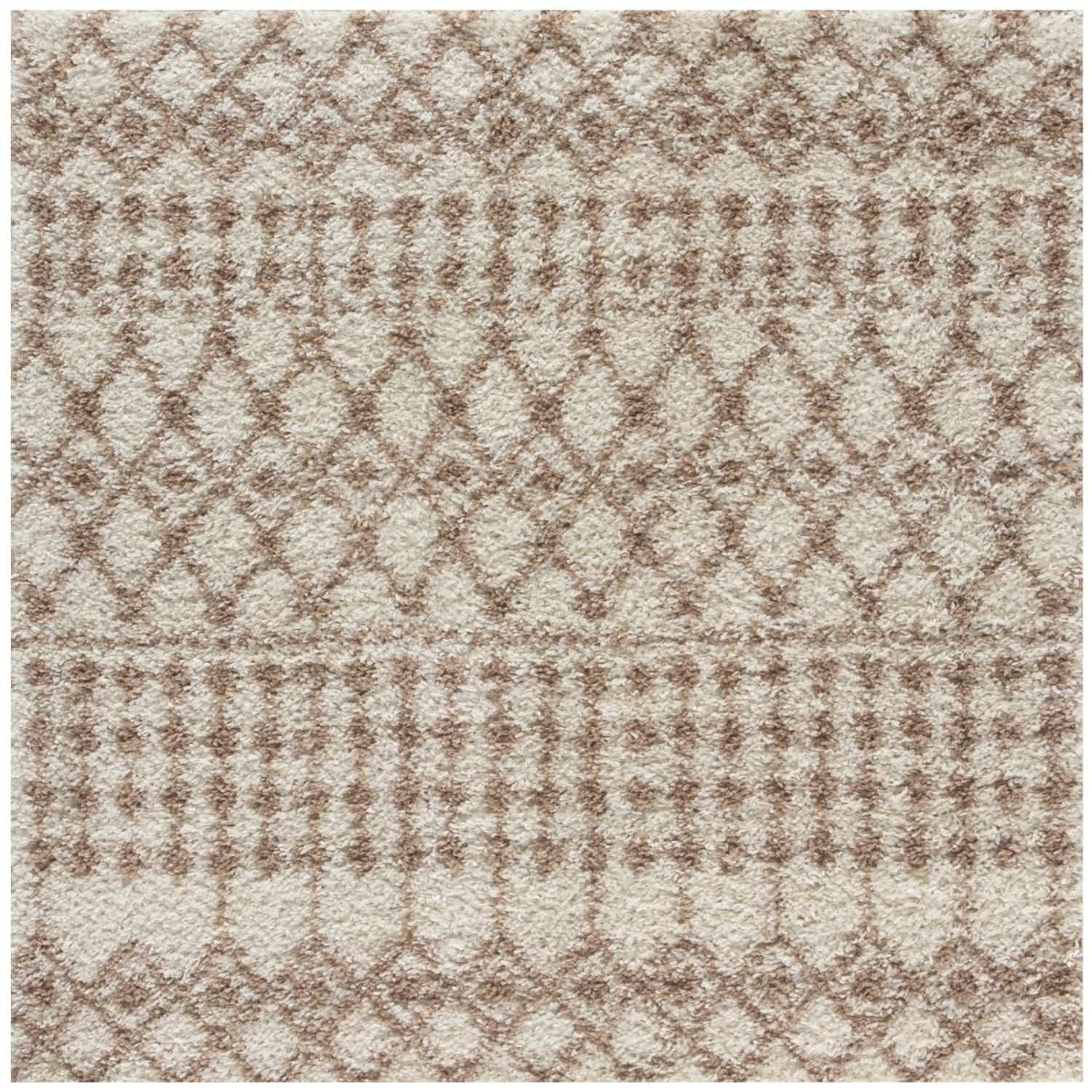 Moroccan Ivory Beige Shaggy Rug | 1030 - PN Home