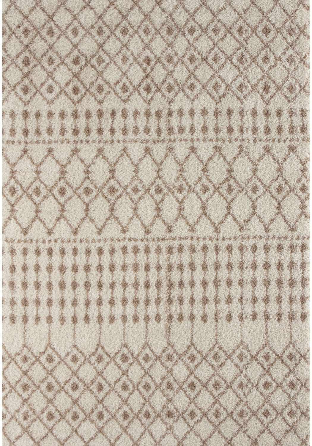 Moroccan Ivory Beige Shaggy Rug | 1030 - PN Home