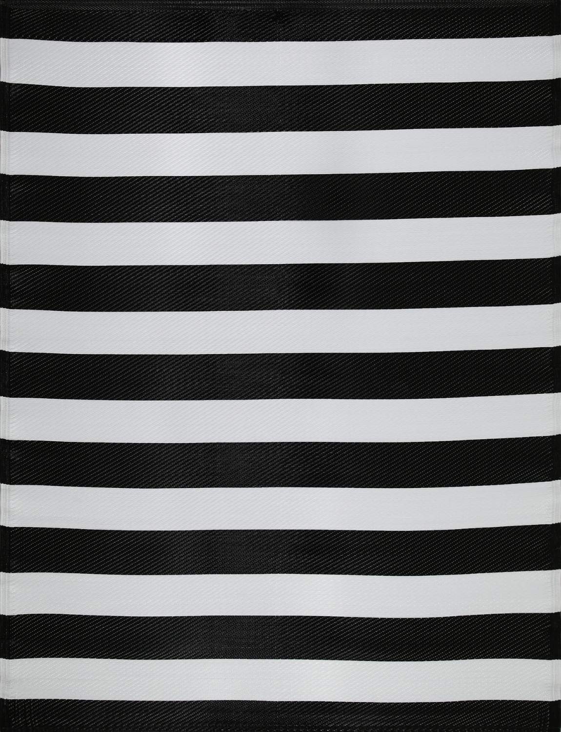 Rainbow Outdoor Rug Black & White | 1030 - PN Home