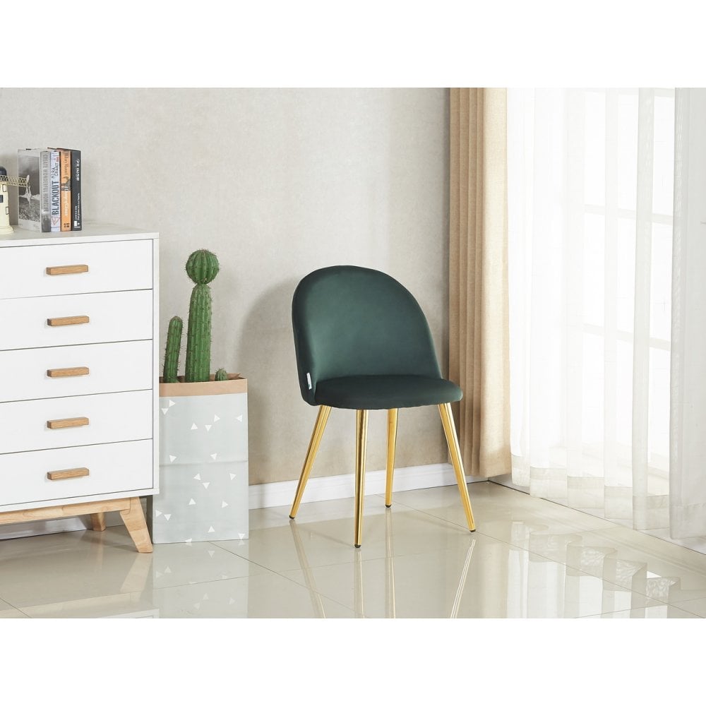 Lucia Deluxe Velvet Chair - PN Home