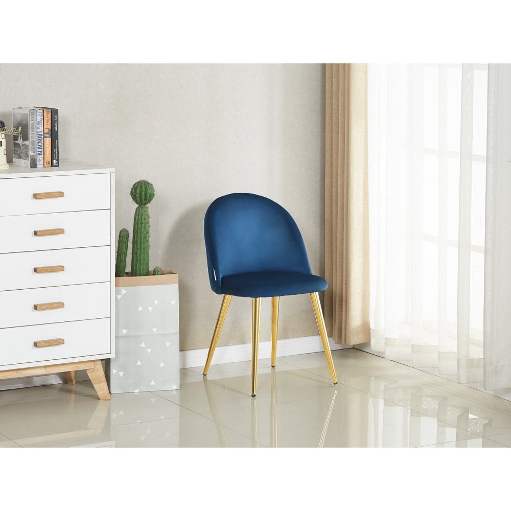 Lucia Deluxe Velvet Chair