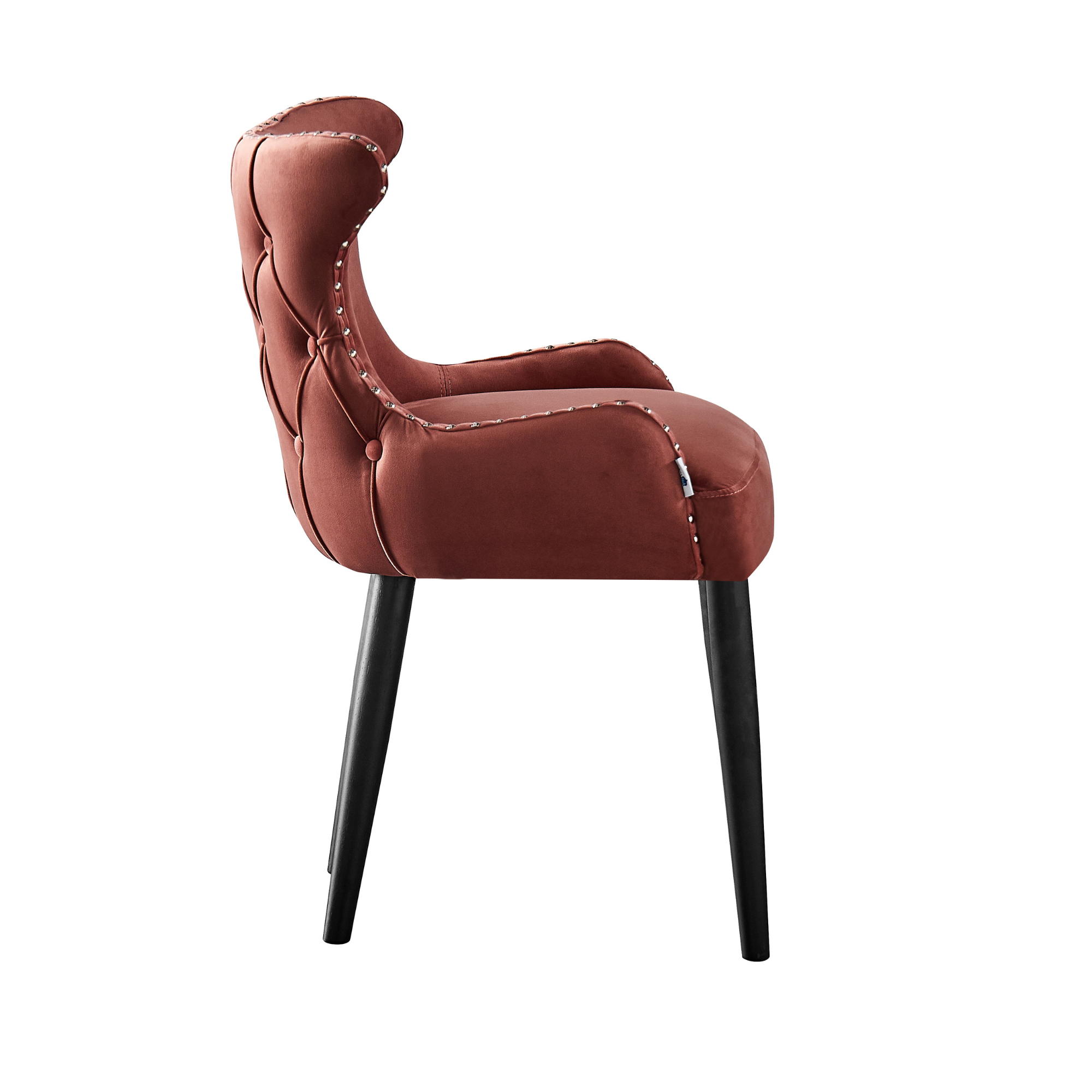 Oxford Rocco LUX Dining Set, a Table and Chairs Set of 6, Walnut