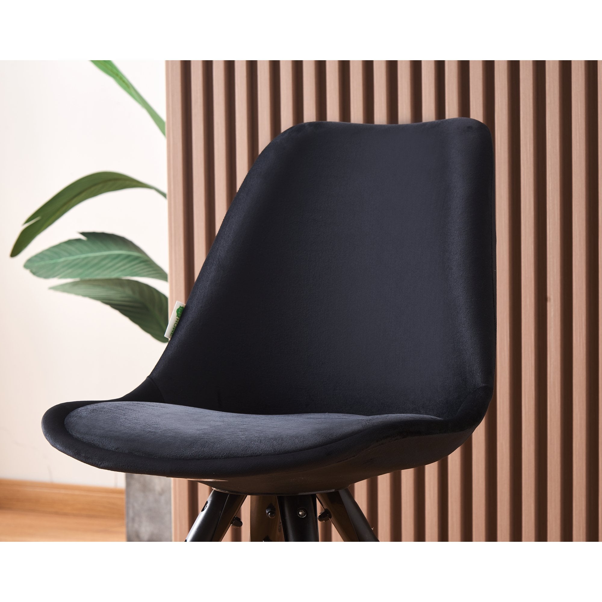 Sofia Velvet Dining Chair with Metal Legs - Retro Scandinavian Style - PN Home