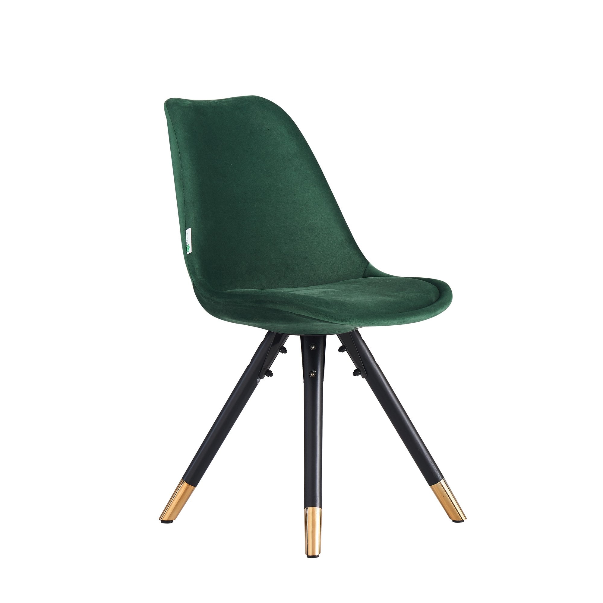 Sofia Velvet Dining Chair with Metal Legs - Retro Scandinavian Style - PN Home