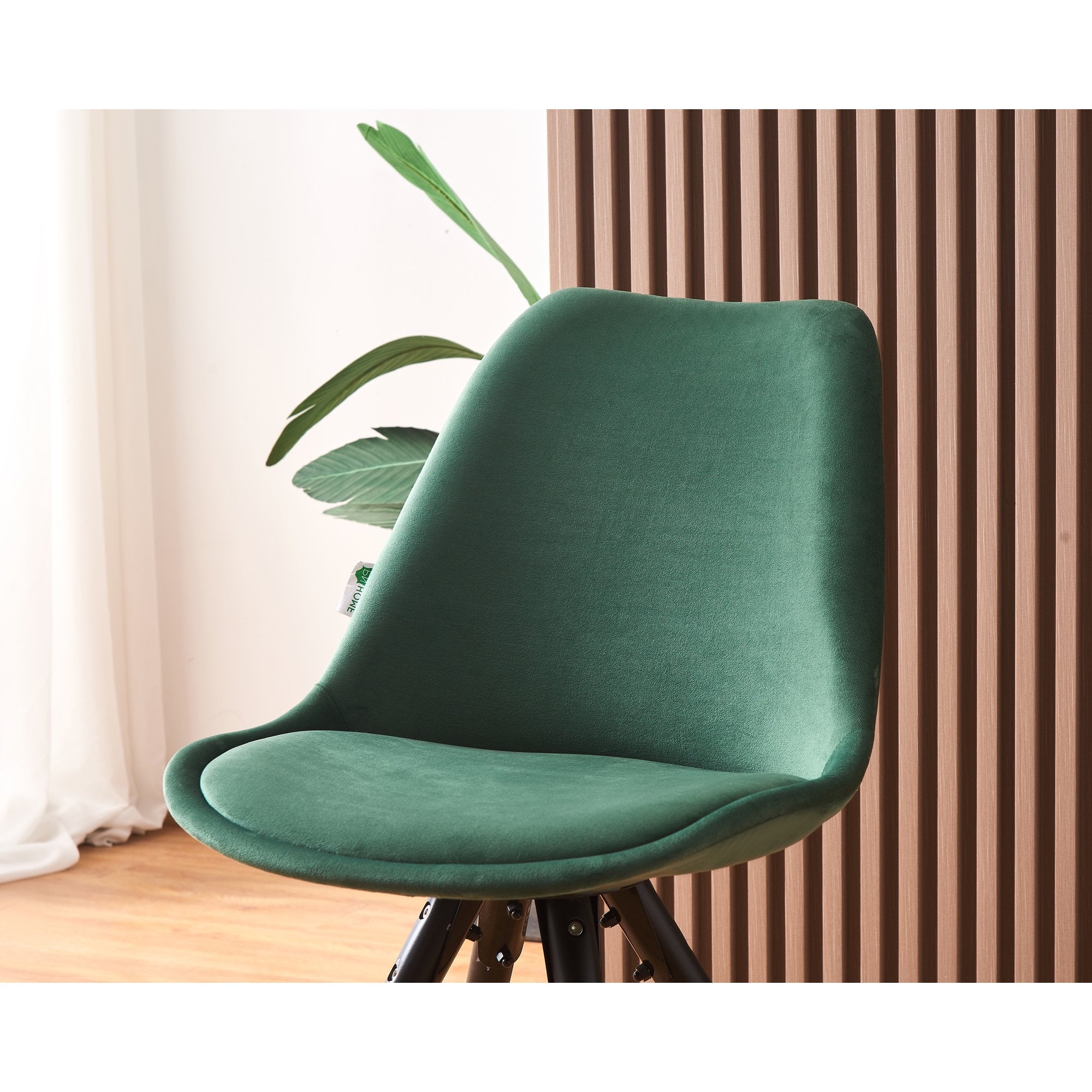 Sofia Velvet Dining Chair with Metal Legs - Retro Scandinavian Style - PN Home