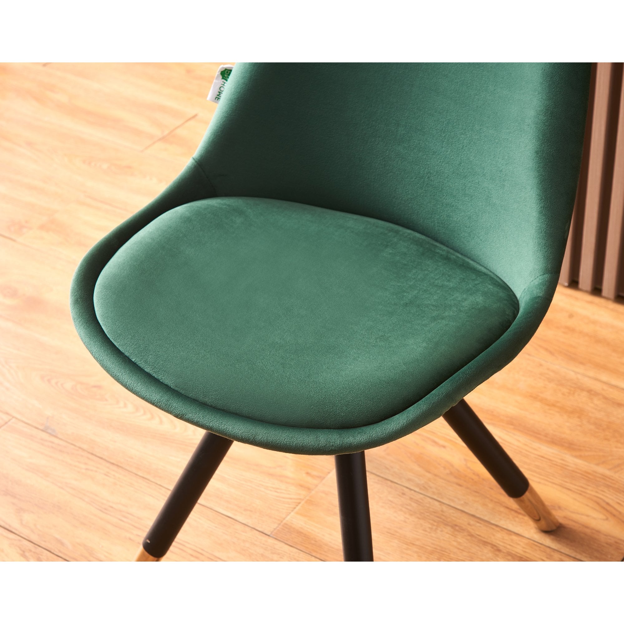 Sofia Velvet Dining Chair with Metal Legs - Retro Scandinavian Style - PN Home