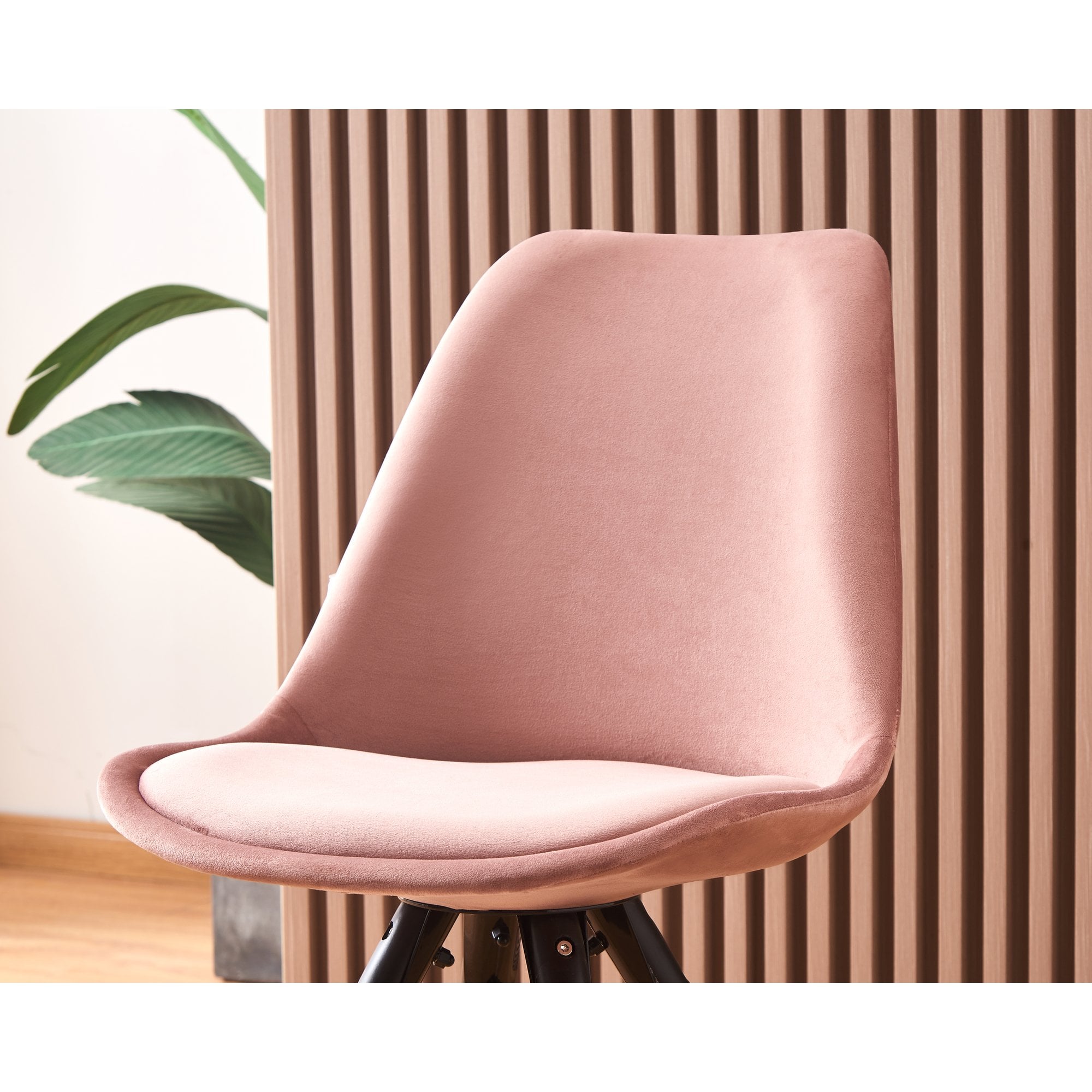 Sofia Velvet Dining Chair with Metal Legs - Retro Scandinavian Style - PN Home