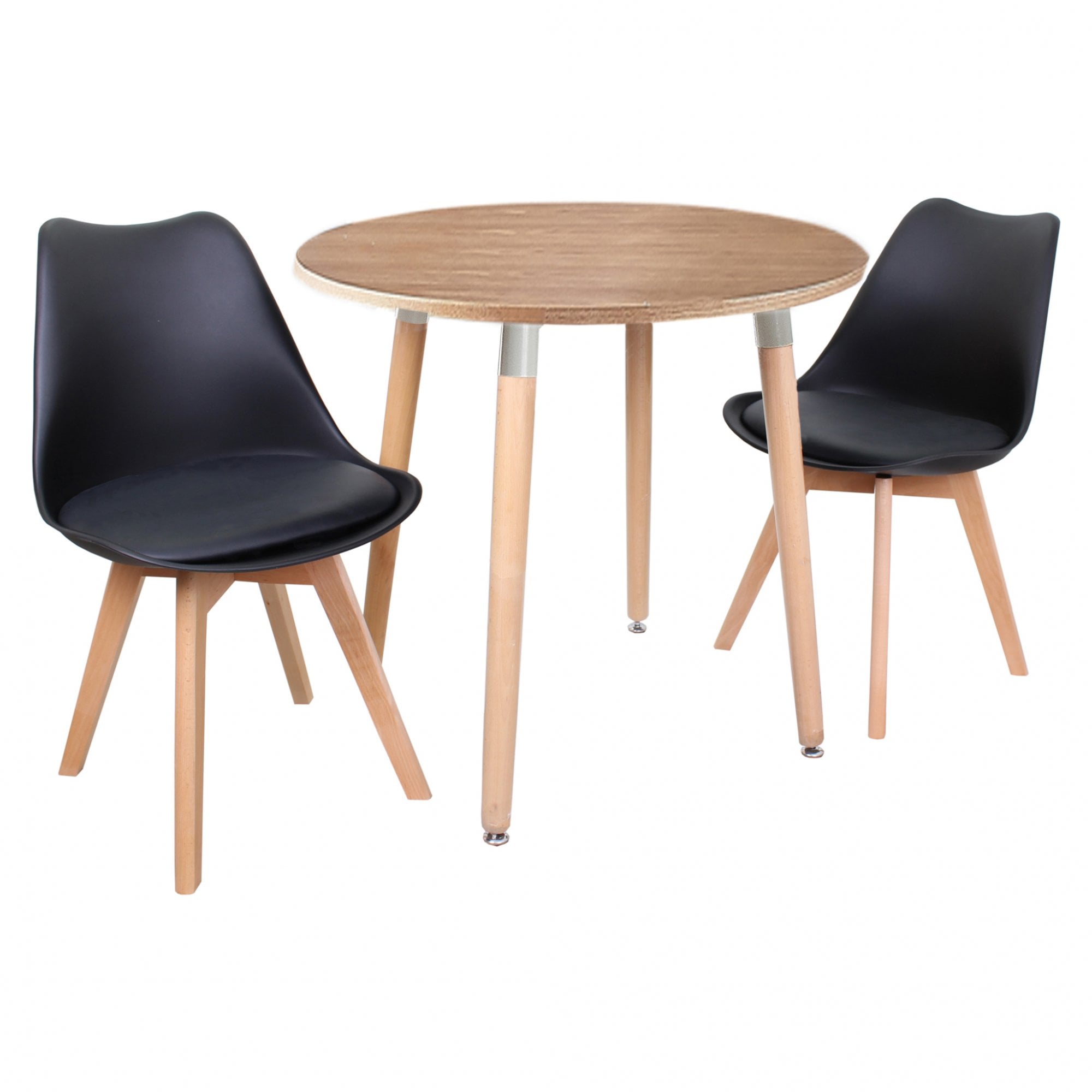 Jamie Lorenzo Halo Round Dining Set of 2 - PN Home