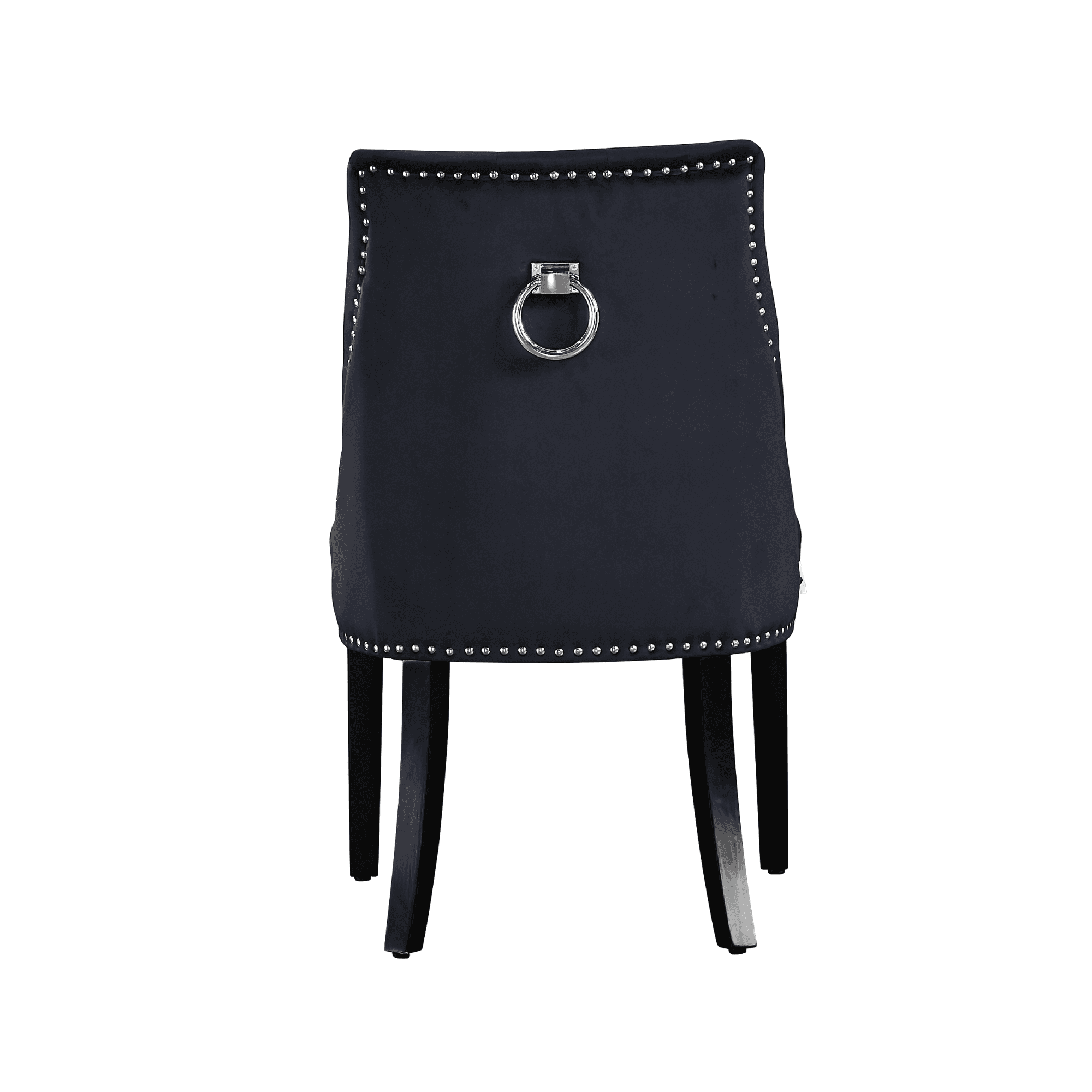 Windsor velvet dining chair armrests