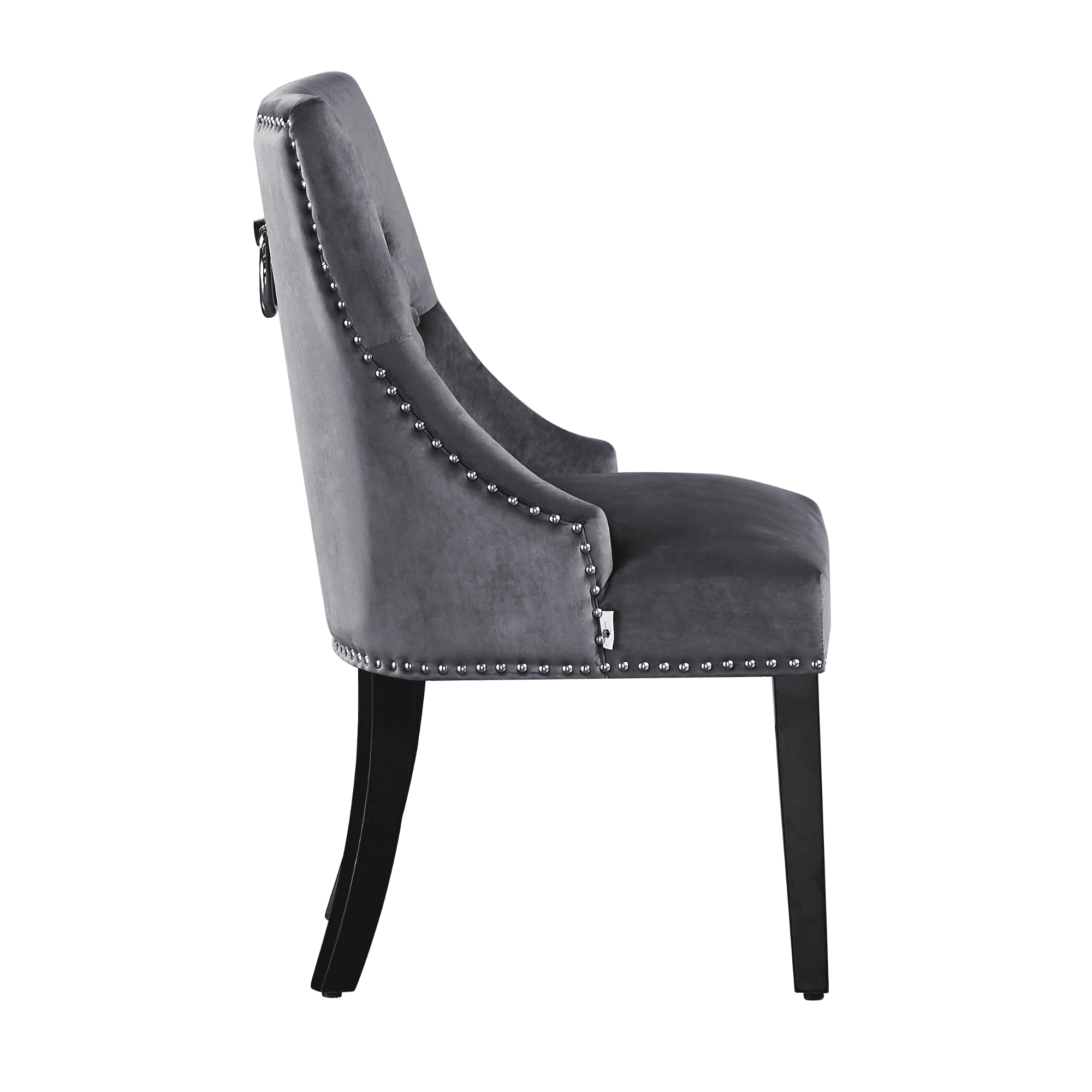 Windsor buttoned velvet dining chair