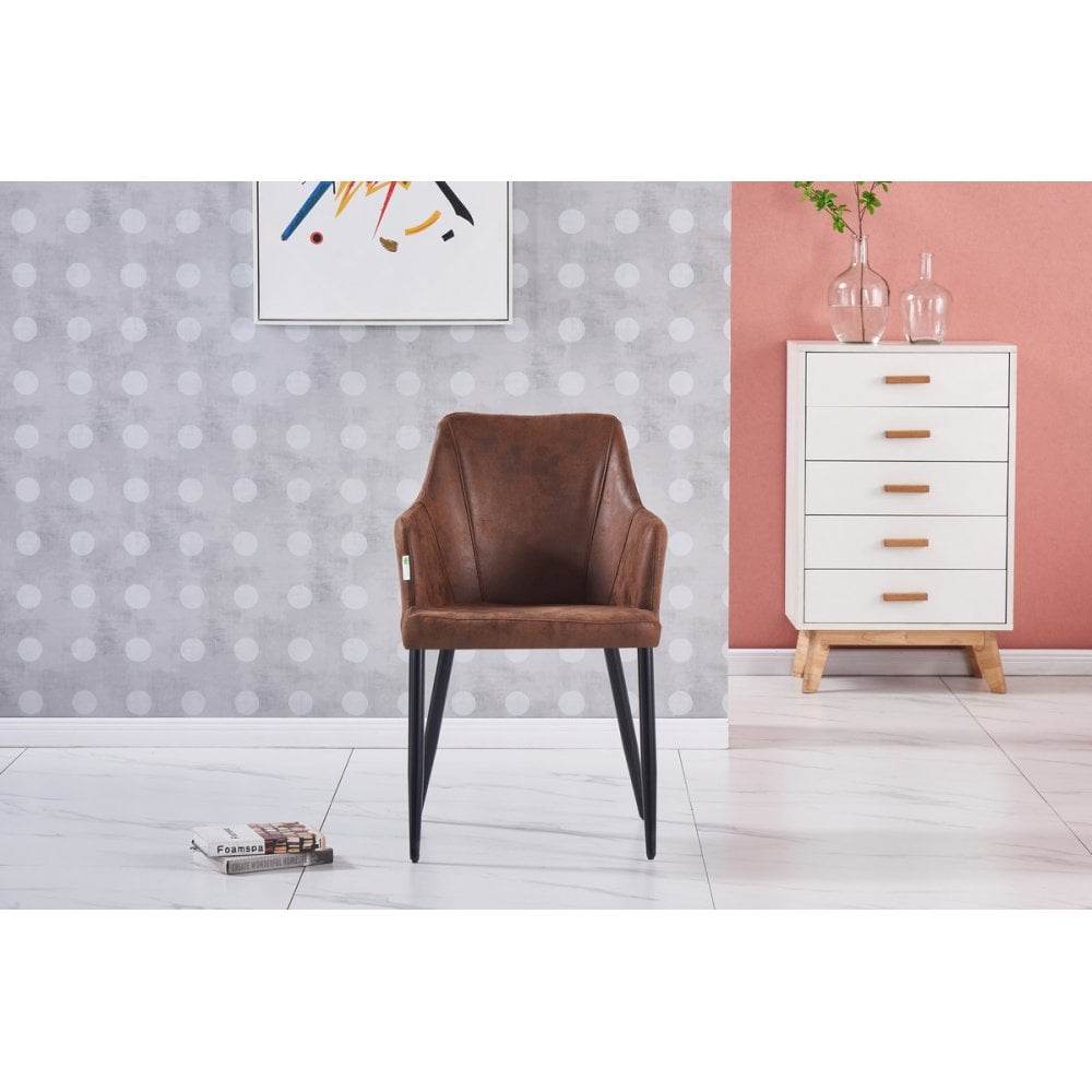 Zarah LUX faux leather chair - PN Home