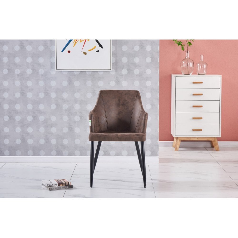 Zarah LUX faux leather chair - PN Home