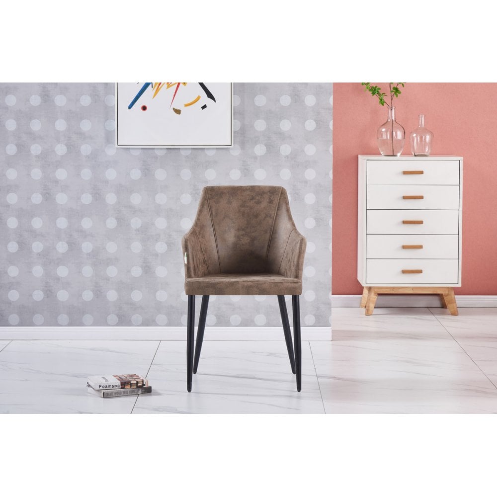 Zarah LUX faux leather chair - PN Home