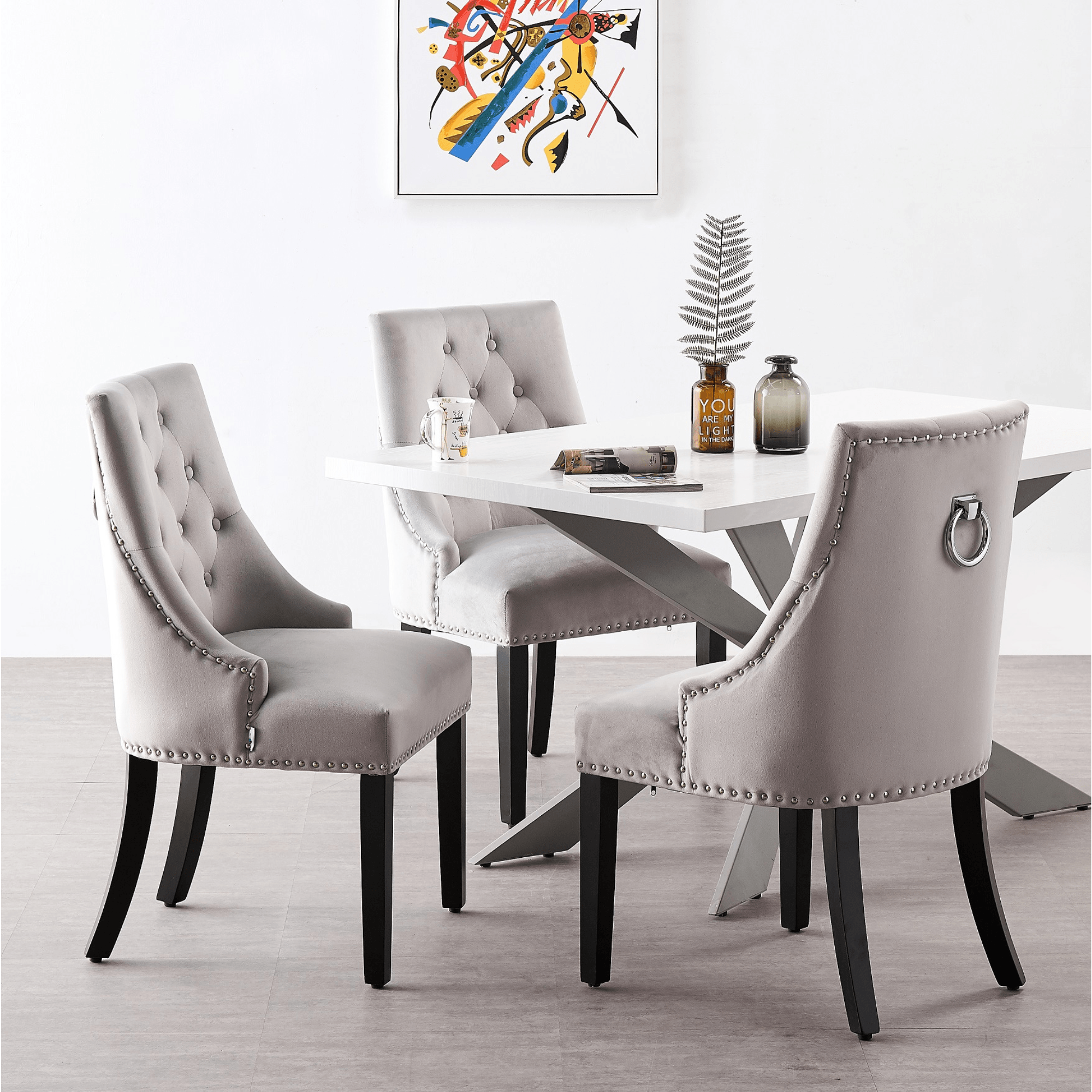 Windsor dining chair deep cushioned