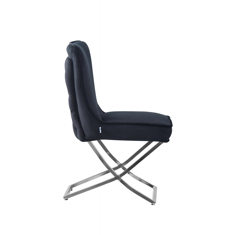Trafalgar Velvet Dining Chair