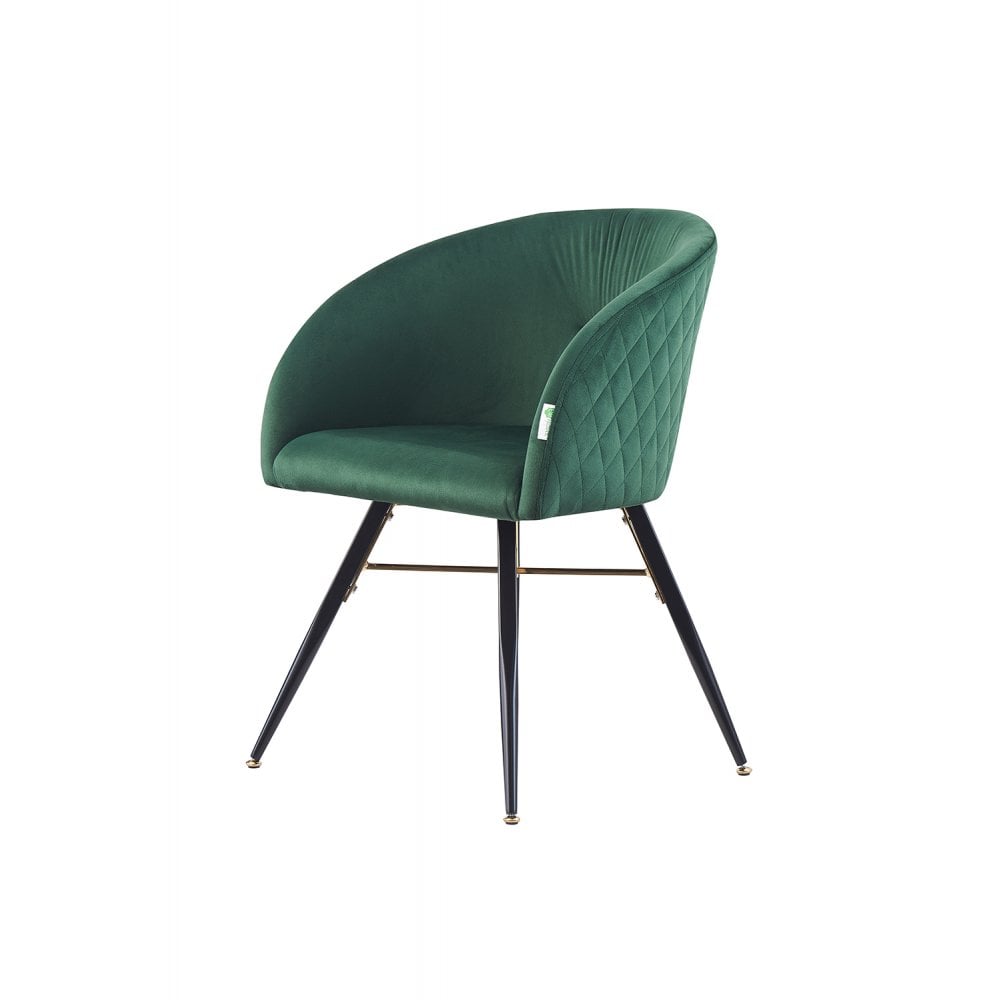 Vittorio LUX Velvet Dining Chair with Metal Legs - Perfect for Dining Room Living Room - PN Home