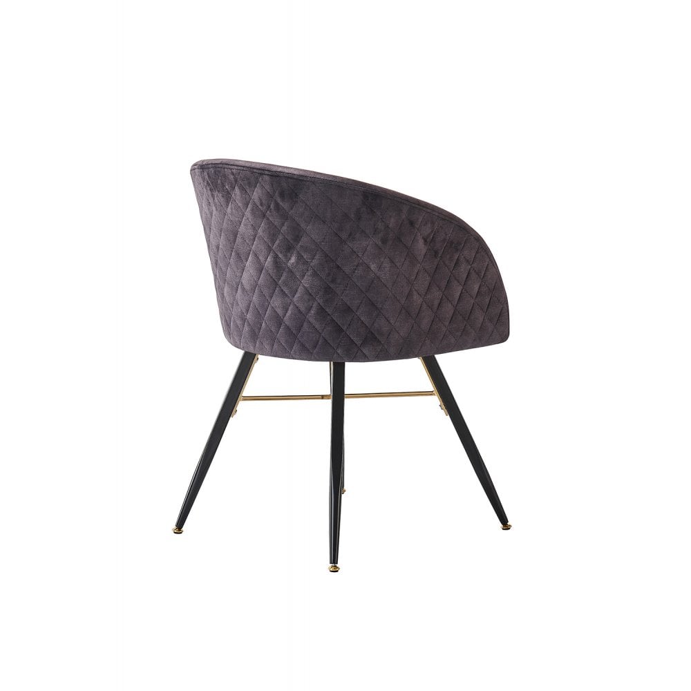 Vittorio LUX Velvet Dining Chair with Metal Legs - Perfect for Dining Room Living Room - PN Home