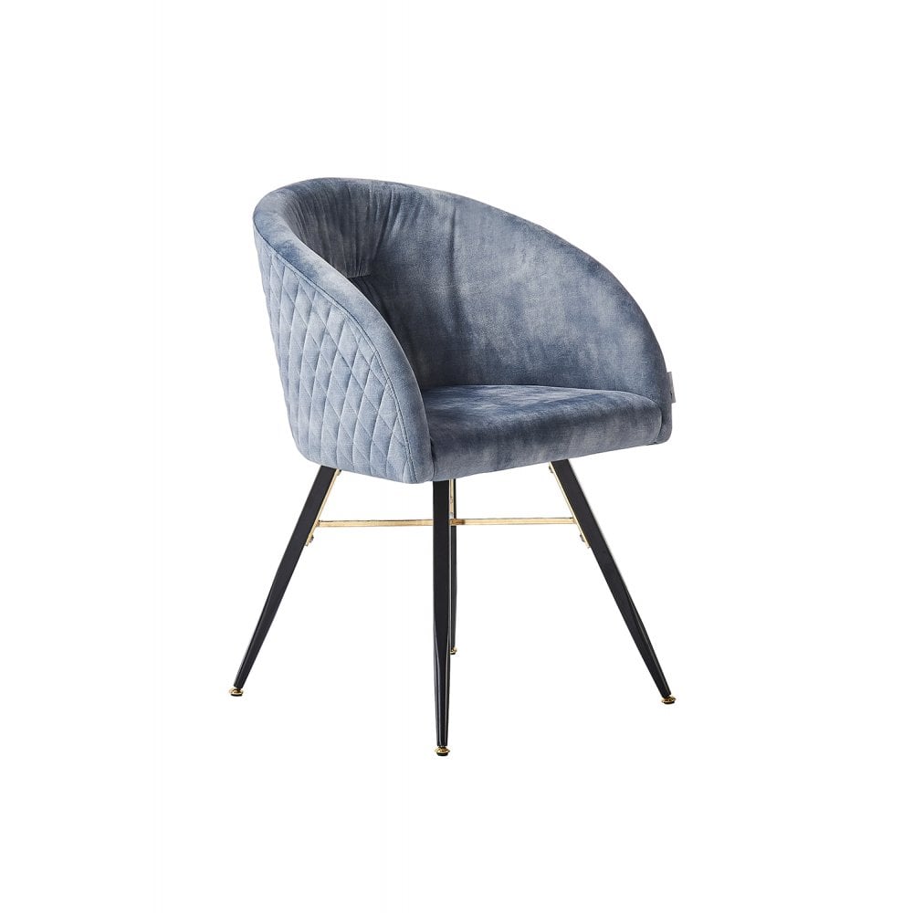 Vittorio LUX Velvet Dining Chair with Metal Legs - Perfect for Dining Room Living Room - PN Home