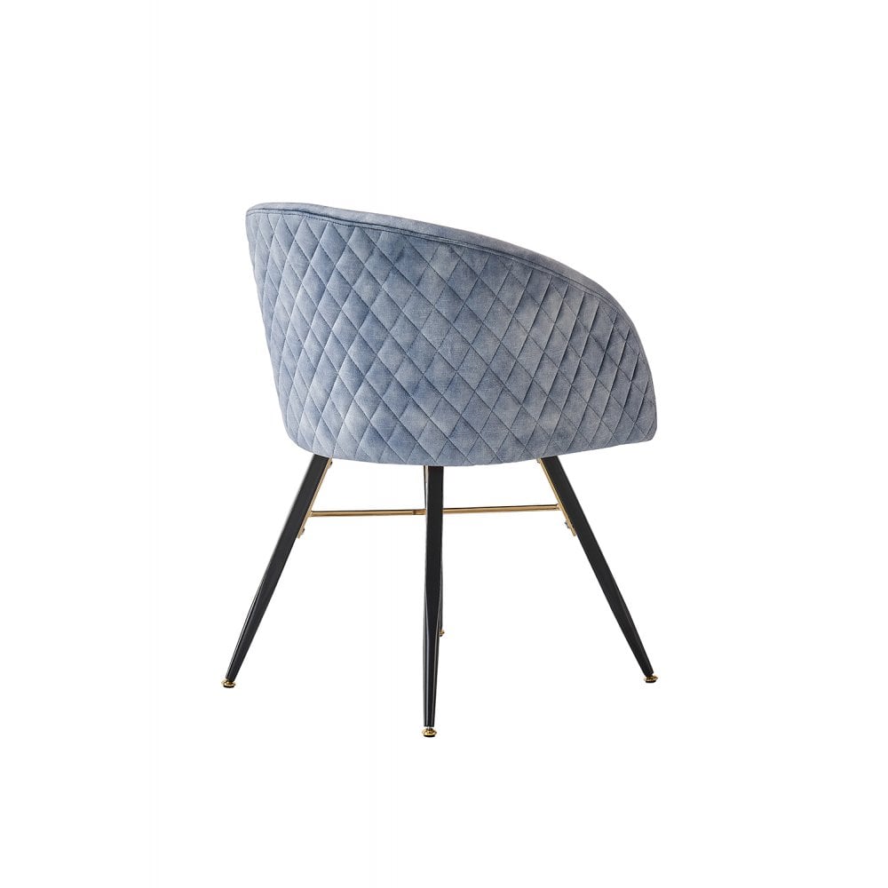 Vittorio LUX Velvet Dining Chair with Metal Legs - Perfect for Dining Room Living Room - PN Home