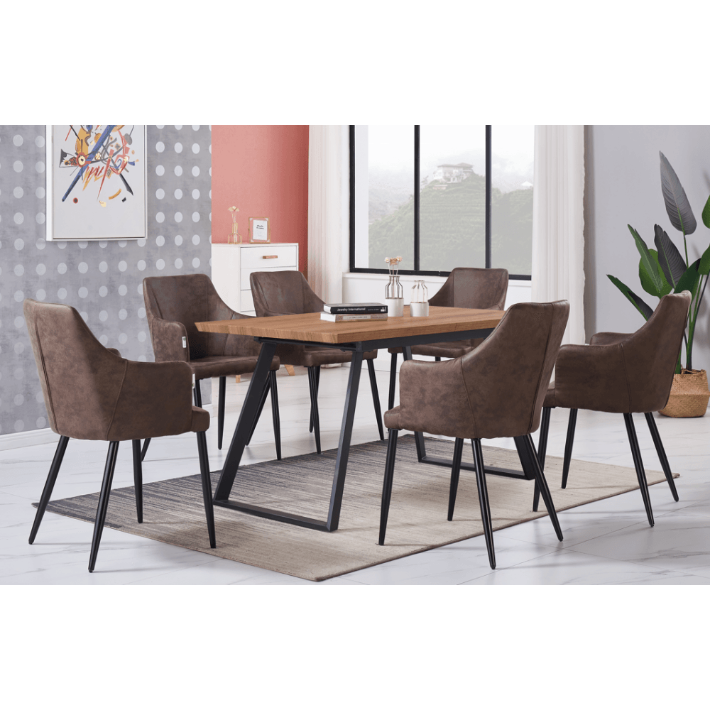 Zarah LUX faux leather chair - PN Home