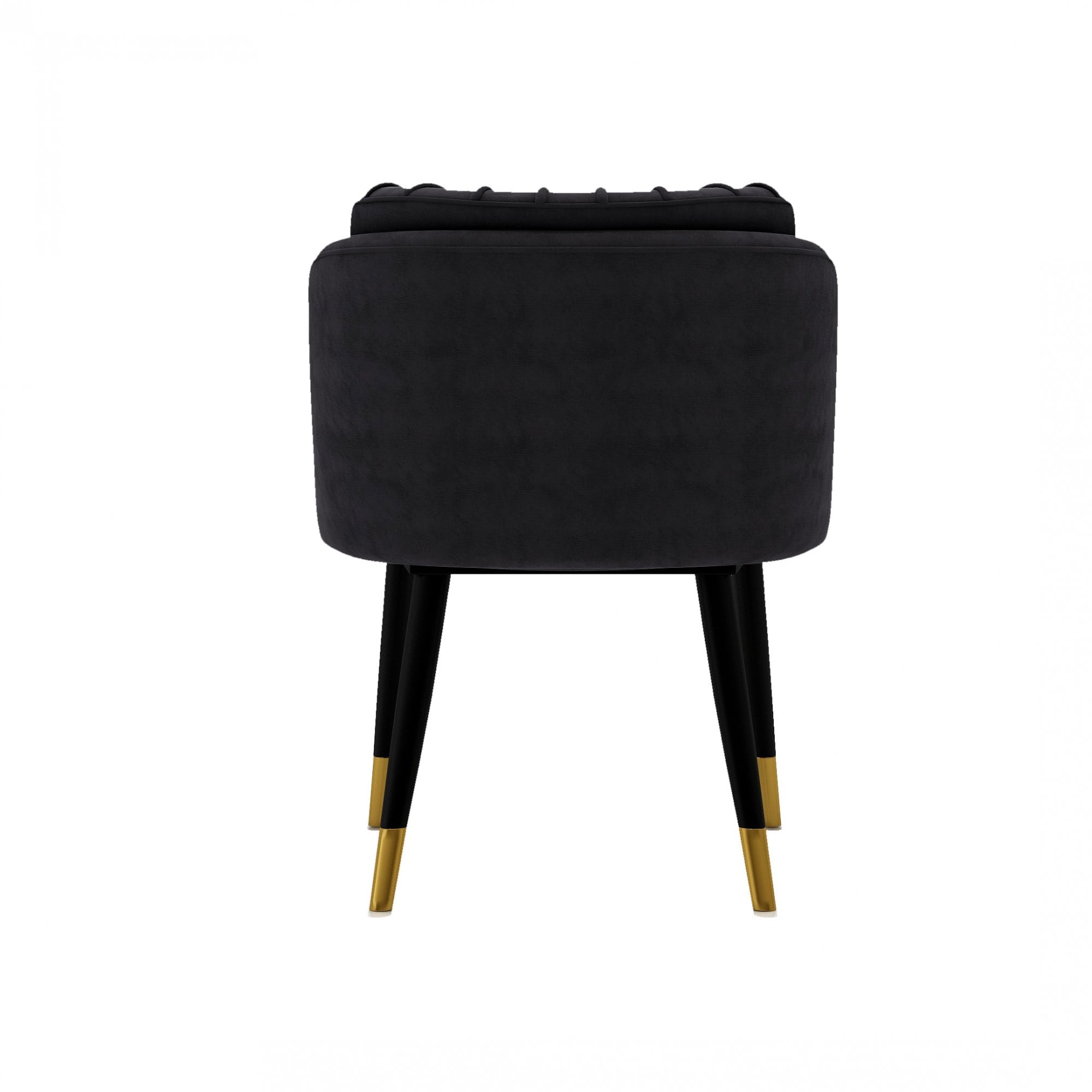 Milano Duke LUX Dining Set | a Oak Dining Table & 6 Dining Chairs with Gold End Caps