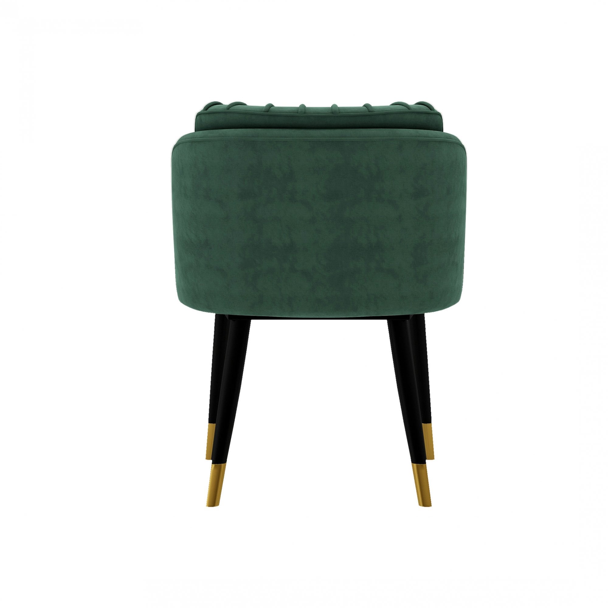 Milano Duke LUX Dining Set | a Oak Dining Table & 6 Dining Chairs with Gold End Caps