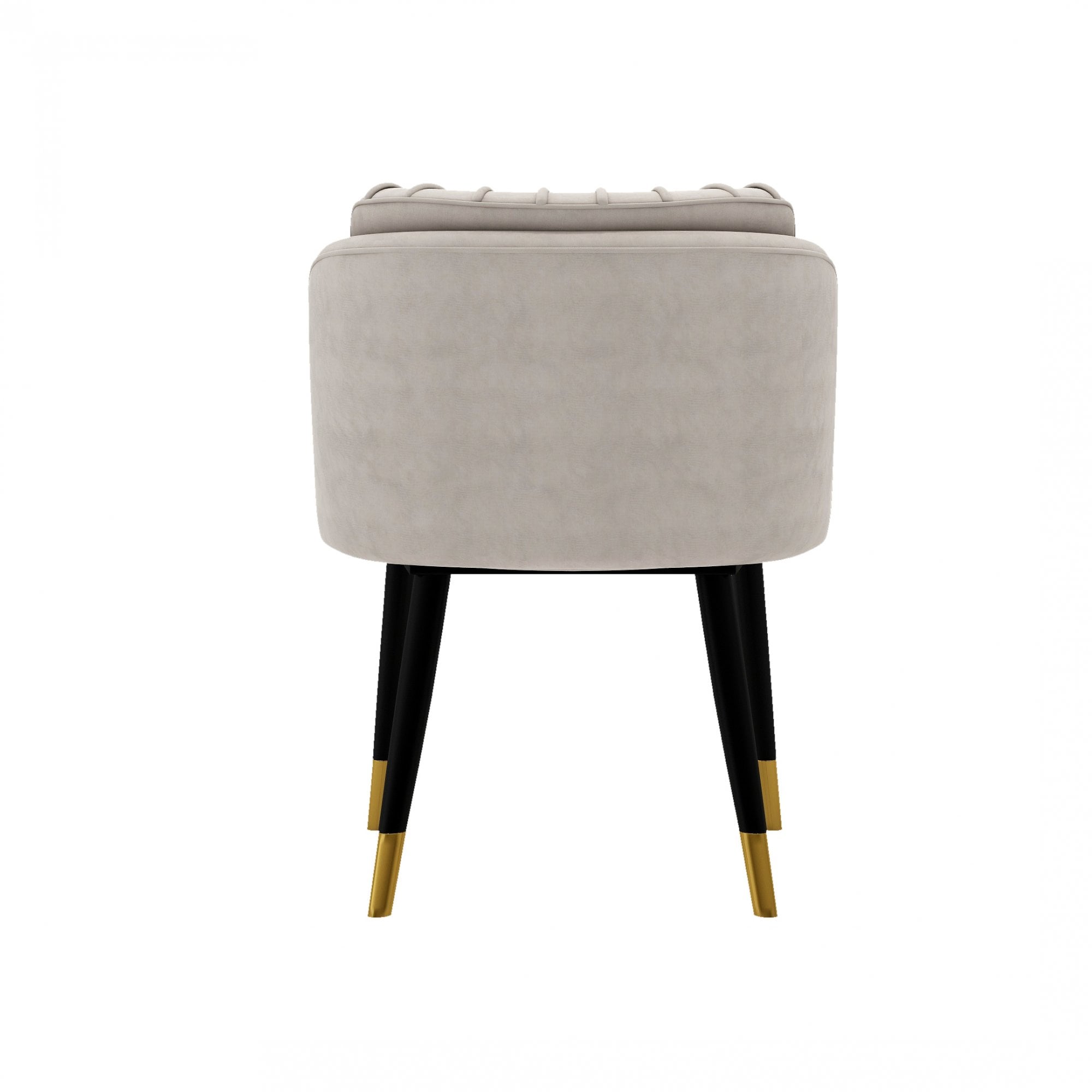 Milano Duke LUX Dining Set | a Oak Dining Table & 6 Dining Chairs with Gold End Caps