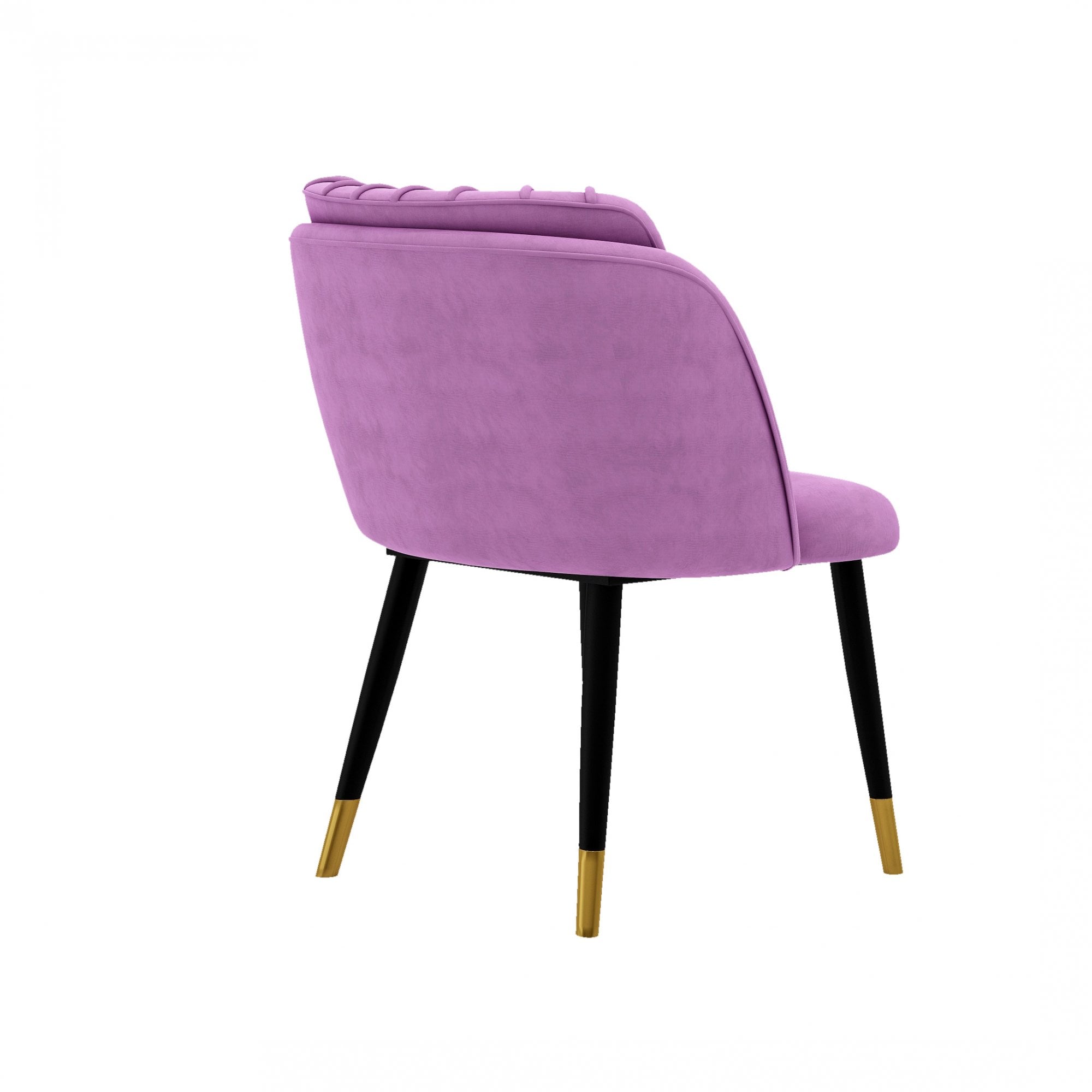 Milano Duke LUX Dining Set | a Oak Dining Table & 6 Dining Chairs with Gold End Caps