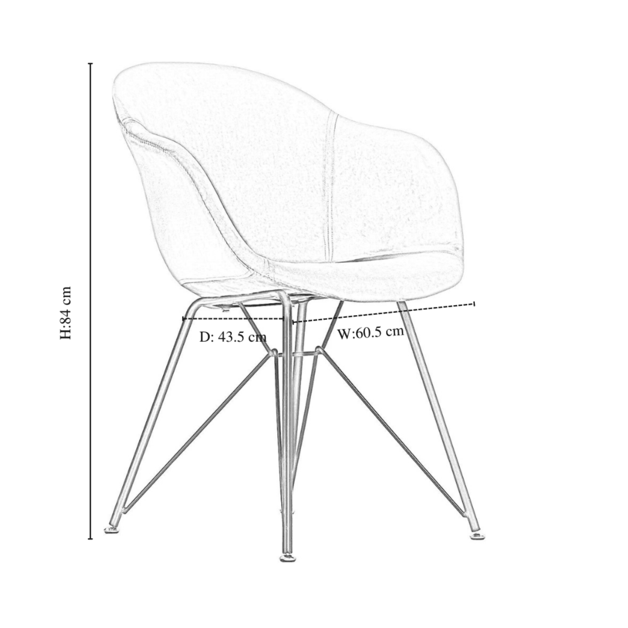 Valentina Dallas Dining Table Chairs Set of 4 - An Oak Dining Table & Set of 4 Black Velvet Dining Chairs - PN Home