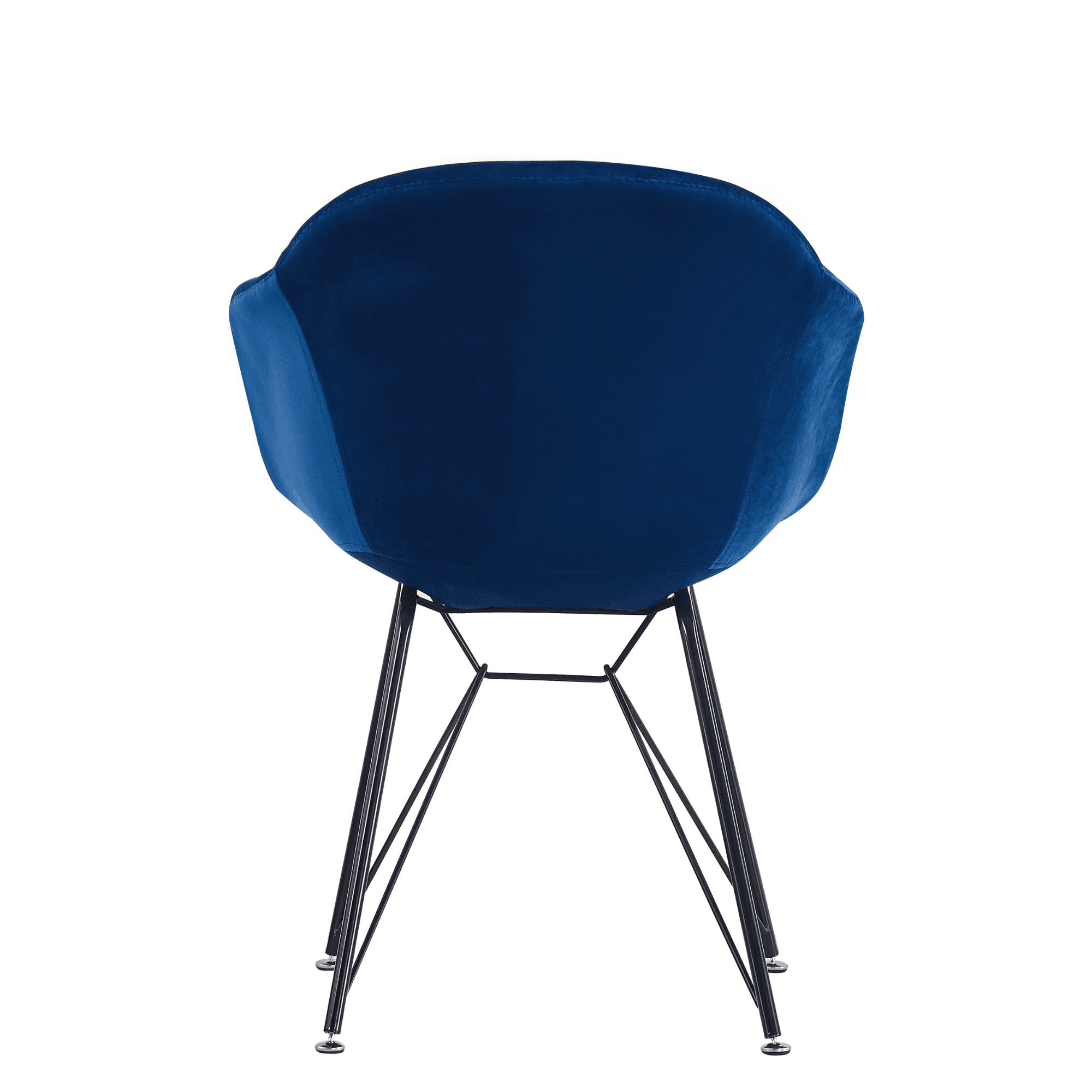 Valentina Dallas Dining Table Chairs Set of 4 - An Oak Dining Table & Set of 4 Black Velvet Dining Chairs - PN Home