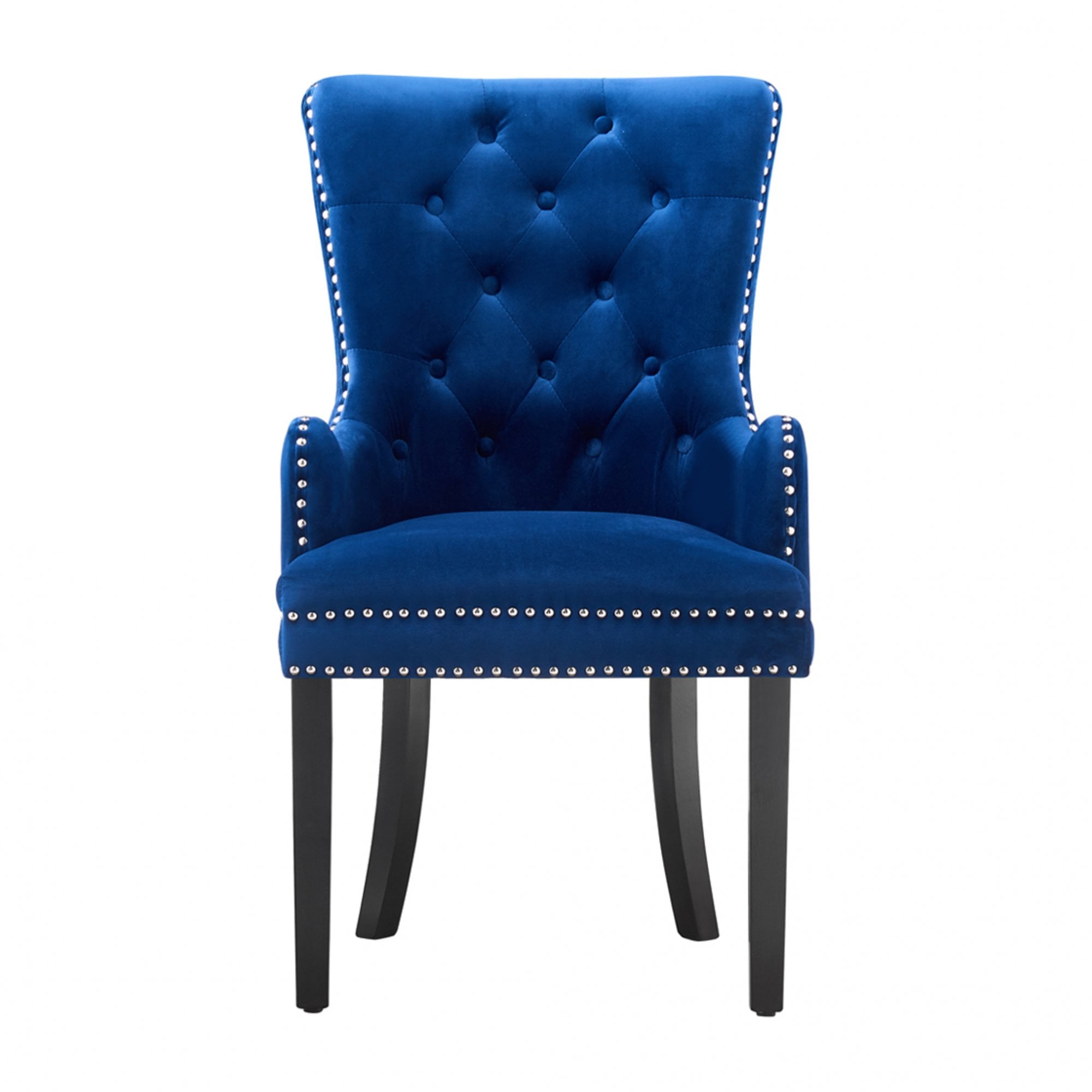 Windsor LUX Knocker Back Velvet Dining Chair w/ Armrests - PN Home