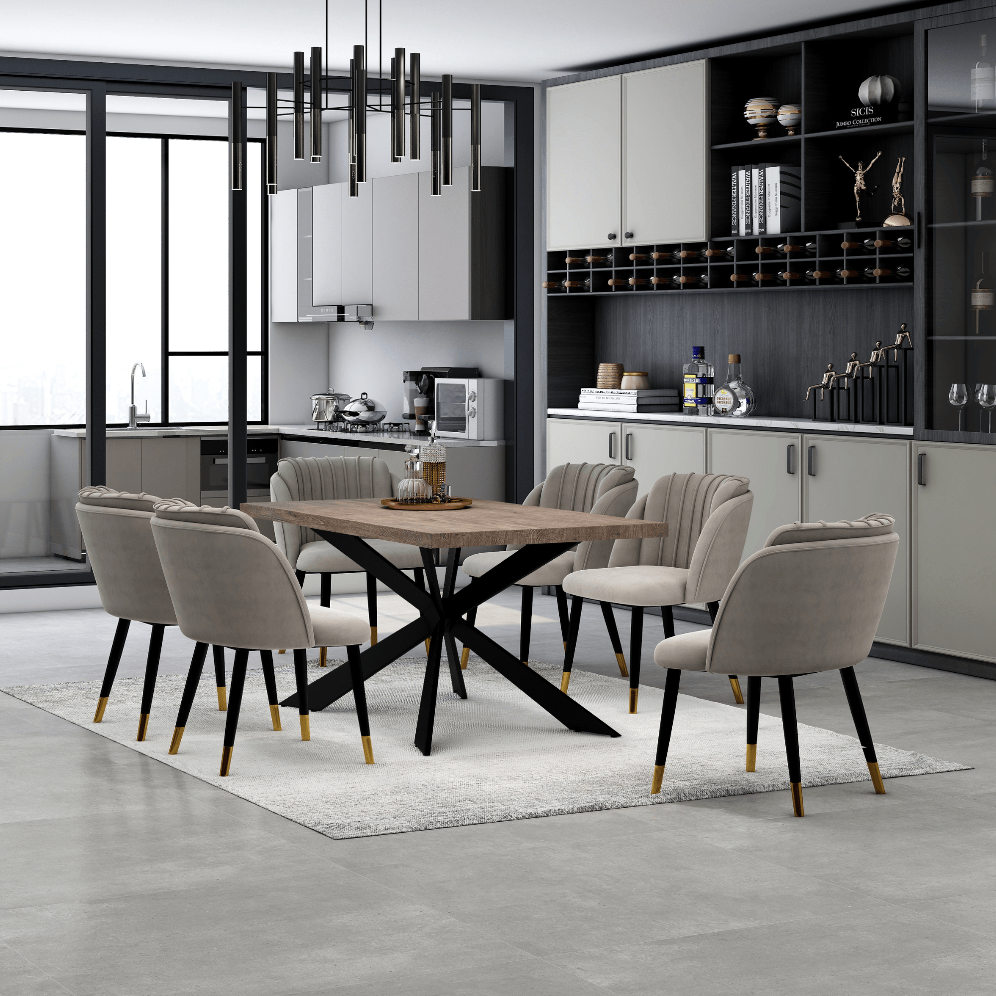 Milano velvet dining chair - PN Home