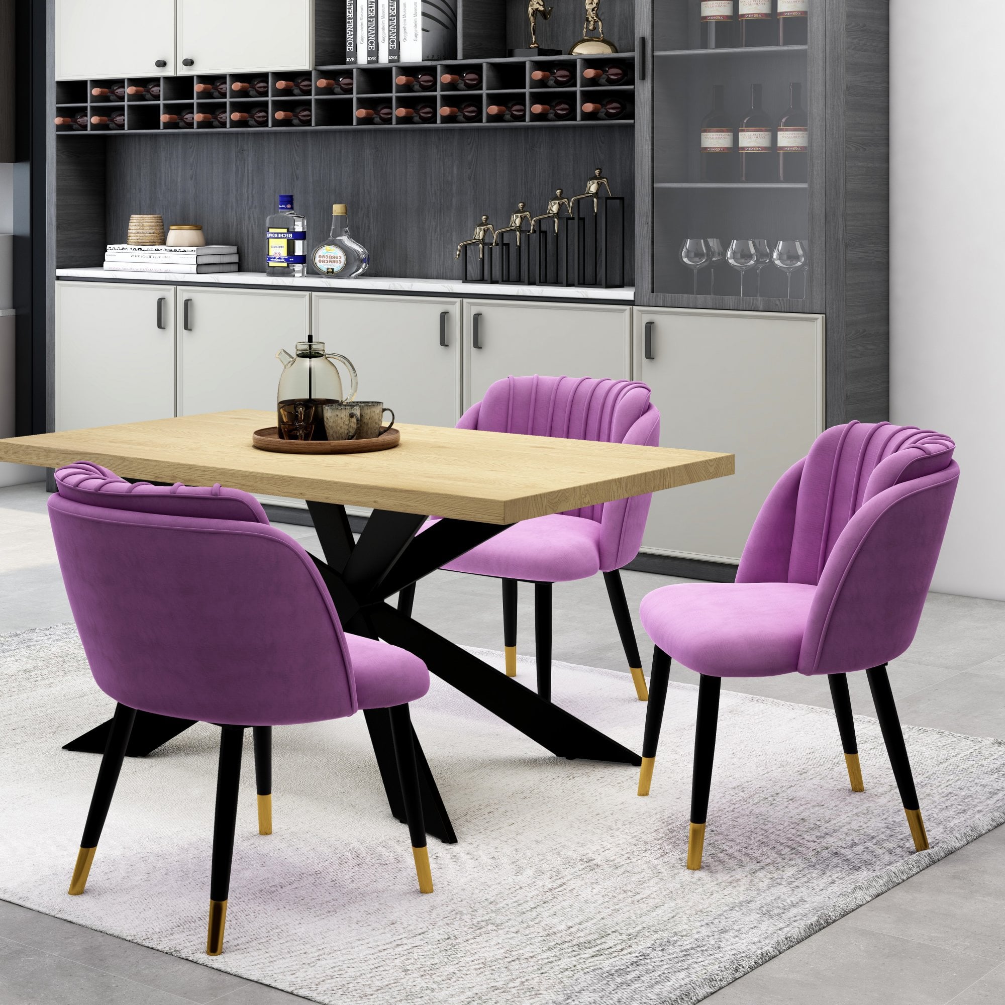 Milano velvet dining chair - PN Home