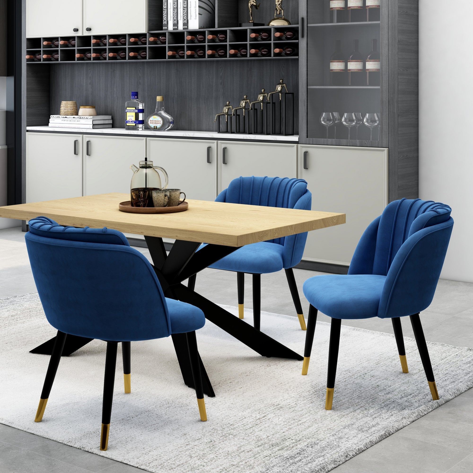 Milano velvet dining chair - PN Home