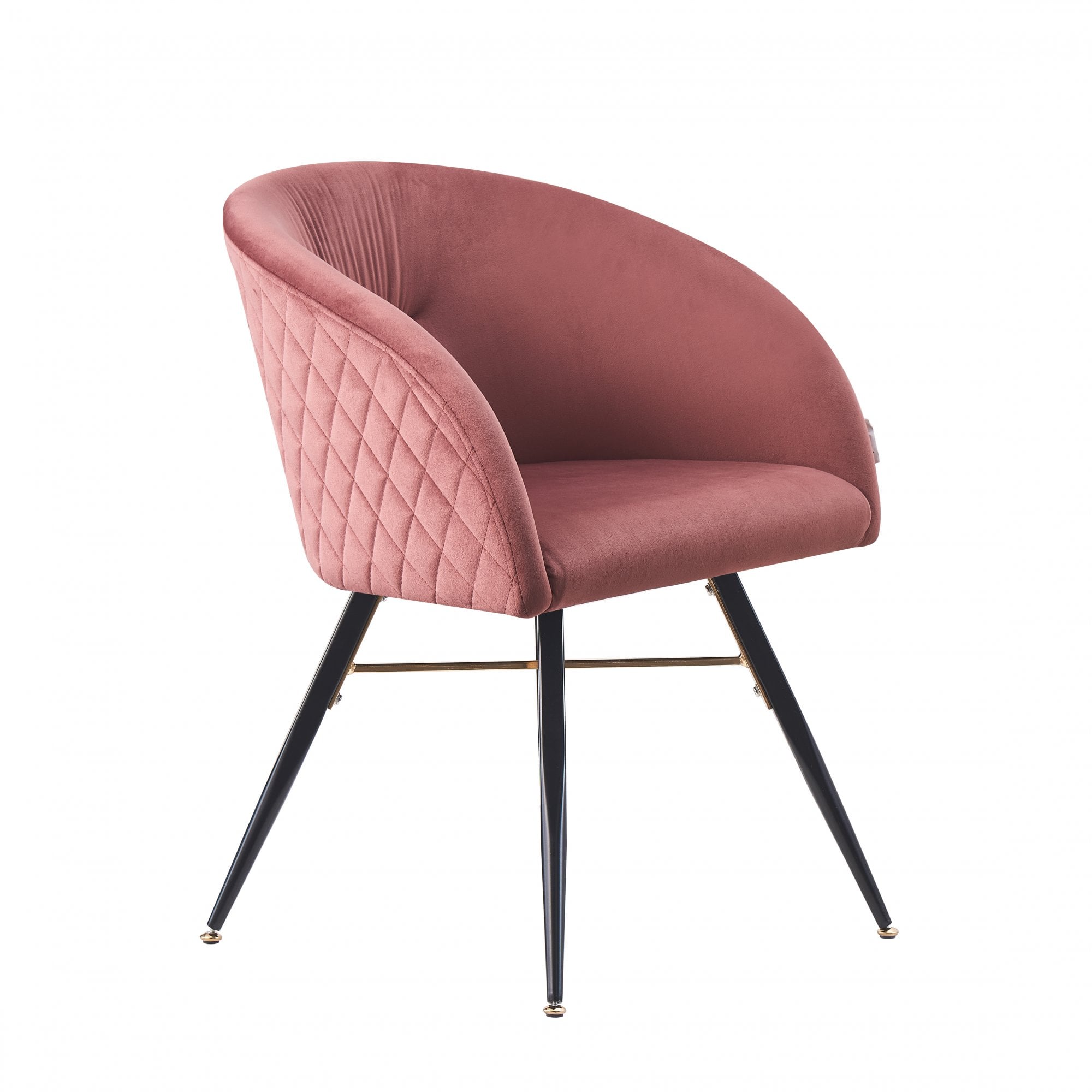Vittorio LUX Velvet Dining Chair with Metal Legs - Perfect for Dining Room Living Room - PN Home