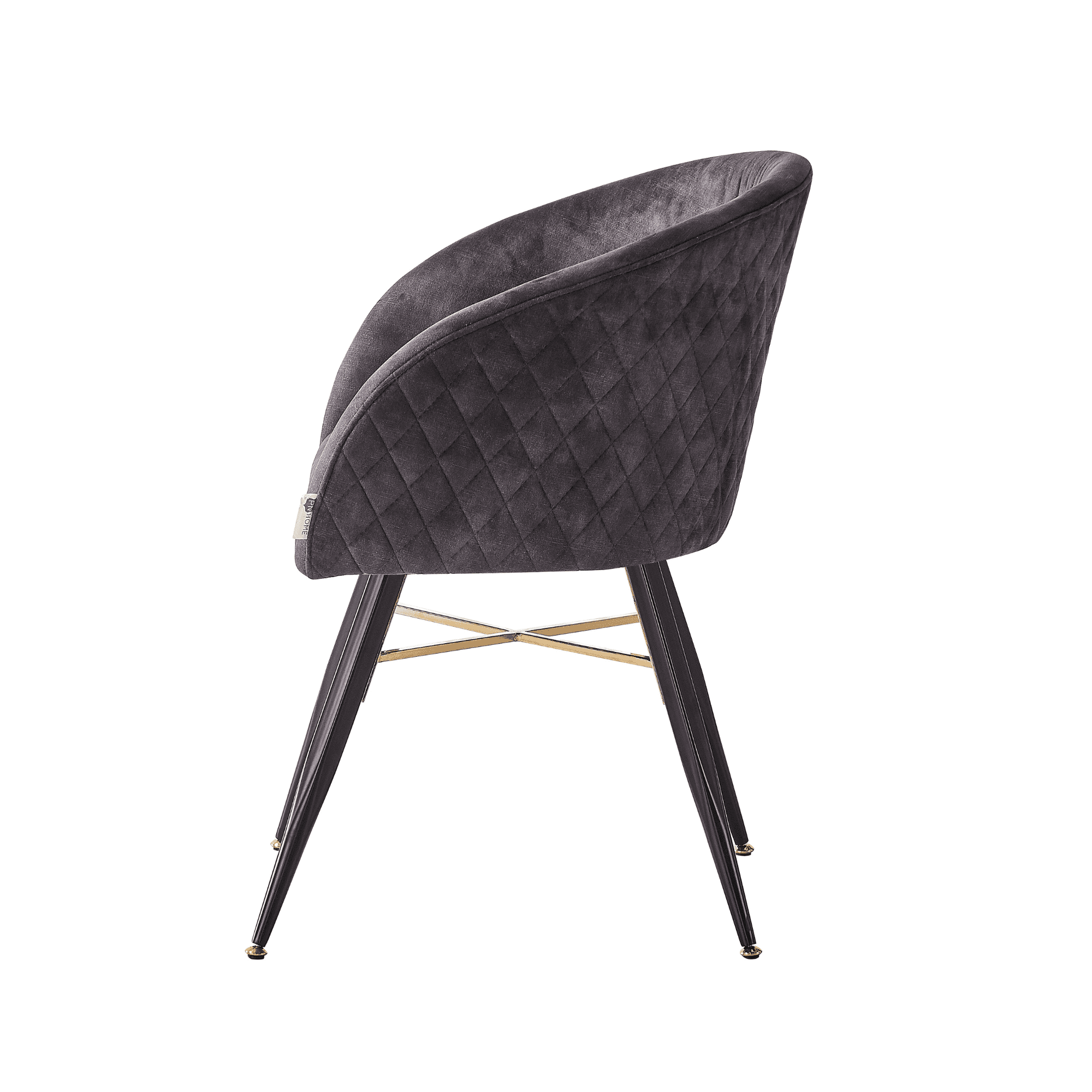 Vittorio LUX Velvet Dining Chair with Metal Legs - Perfect for Dining Room Living Room - PN Home