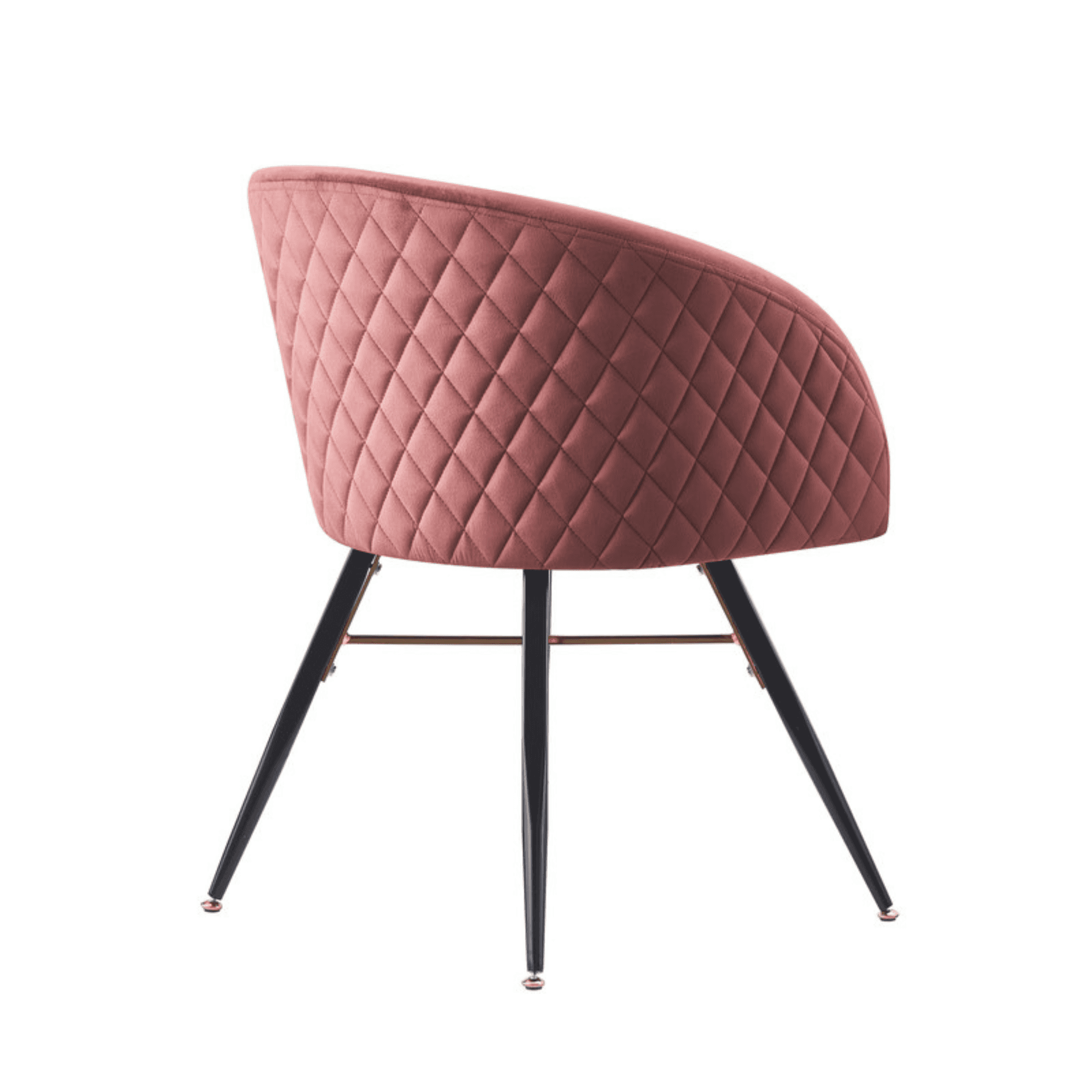 Vittorio LUX Velvet Dining Chair with Metal Legs - Perfect for Dining Room Living Room - PN Home