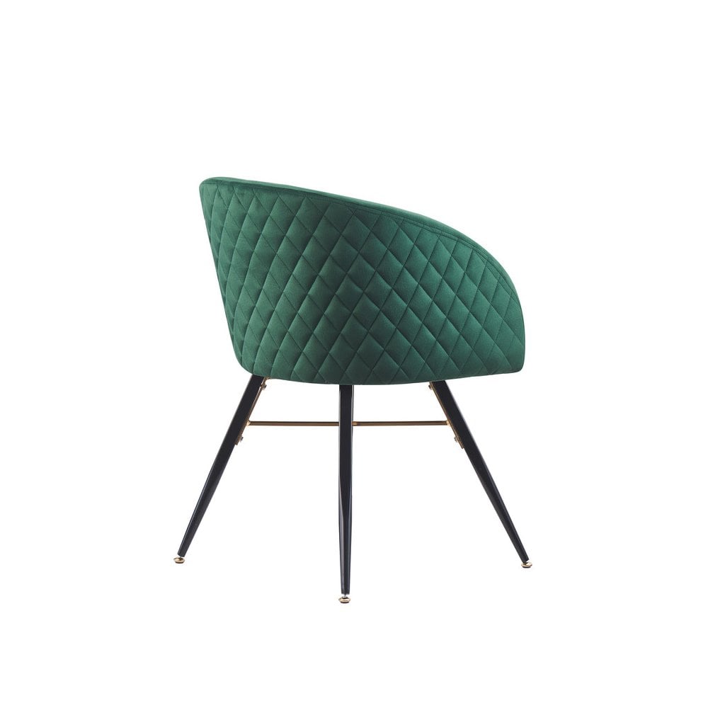 Vittorio LUX Velvet Dining Chair with Metal Legs - Perfect for Dining Room Living Room - PN Home