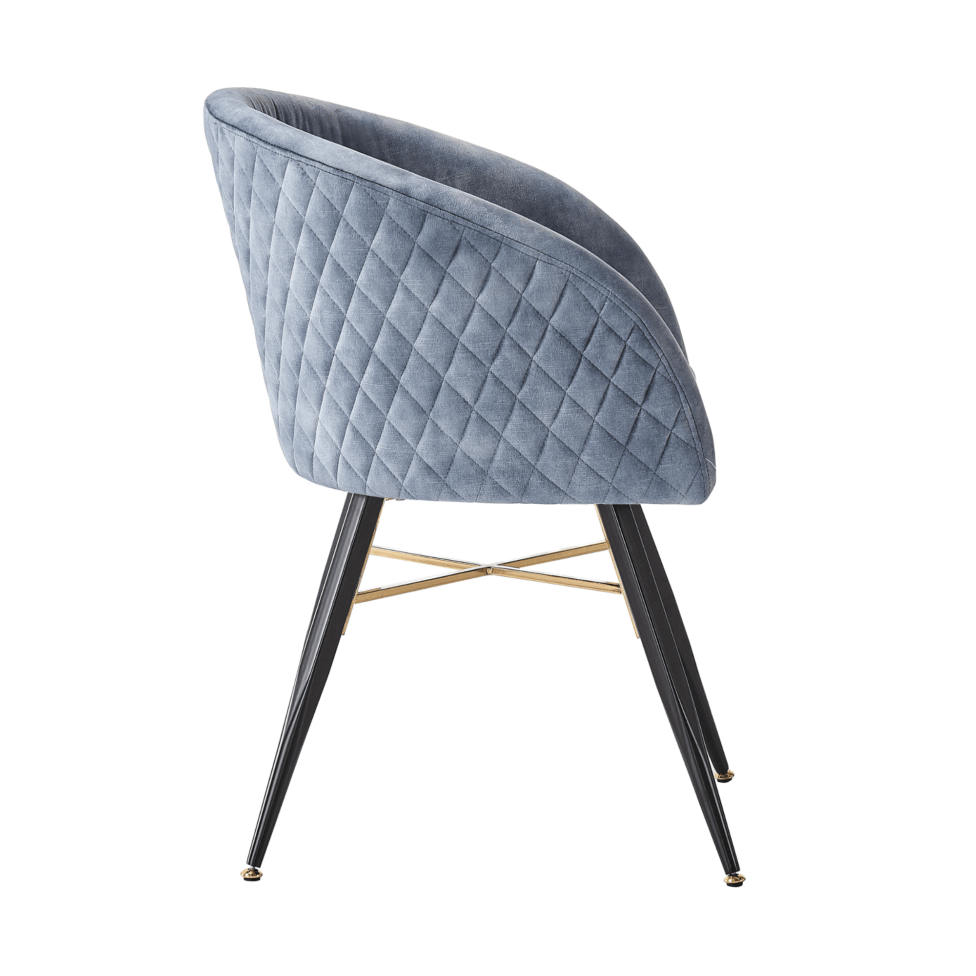 Vittorio LUX Velvet Dining Chair with Metal Legs - Perfect for Dining Room Living Room - PN Home