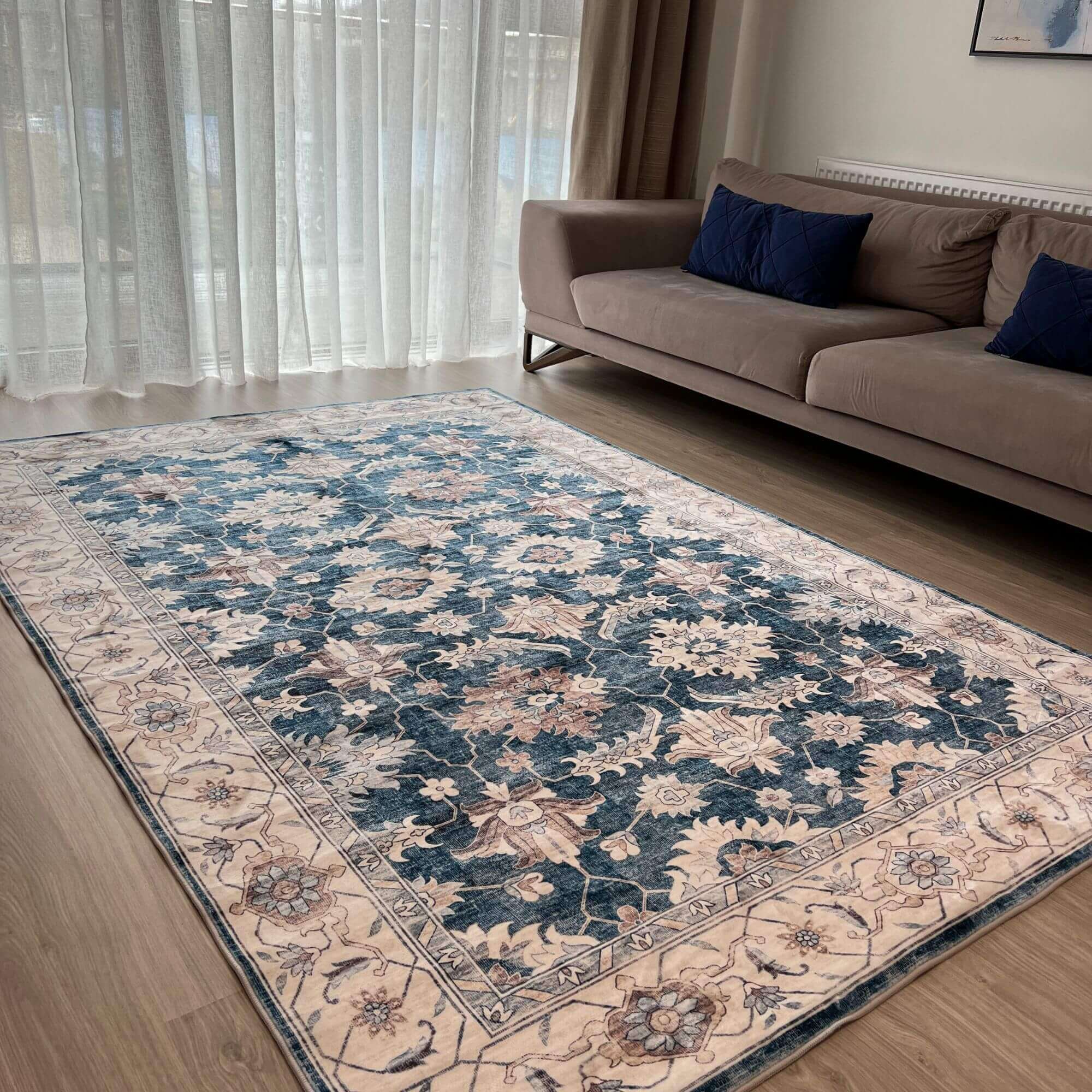 Jurdar Vintage Washable Rug - PN Home