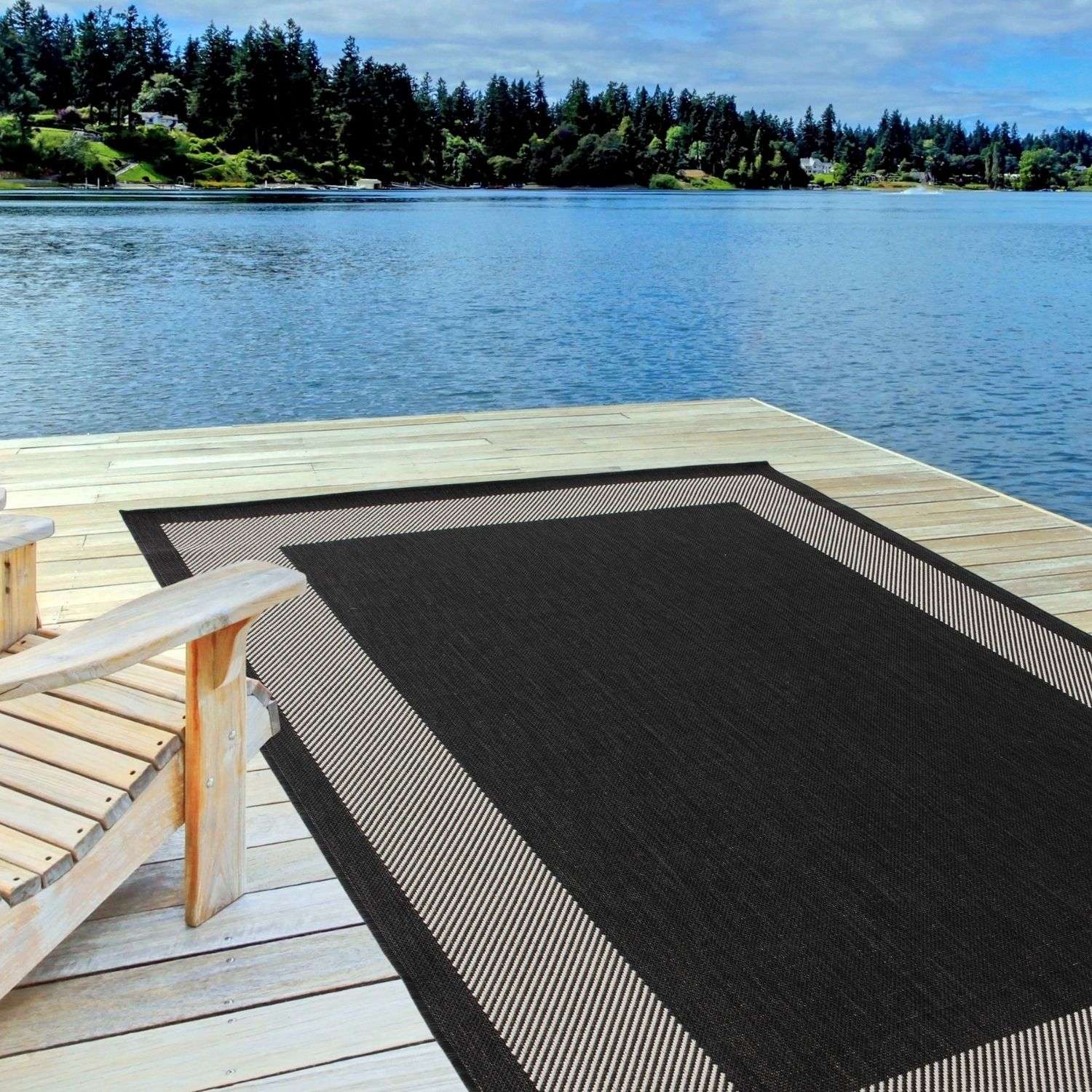 Ecology Outdoor Rug Black | 200bl - PN Home
