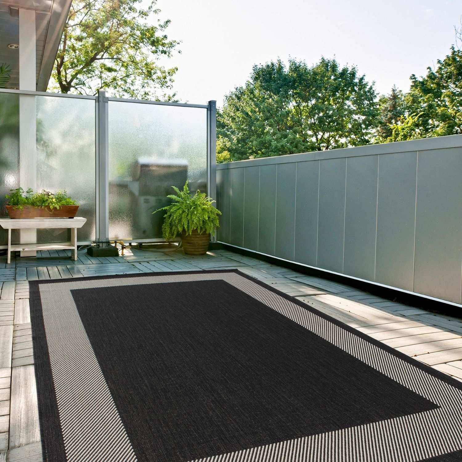 Ecology Outdoor Rug Black | 200bl - PN Home